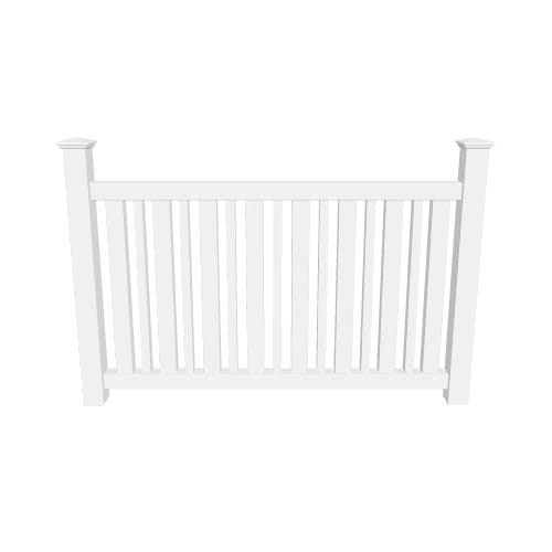 Outdoor Essentials Evanston 6-ft H x 4-in W White Vinyl Corner Fence Post (Unassembled)