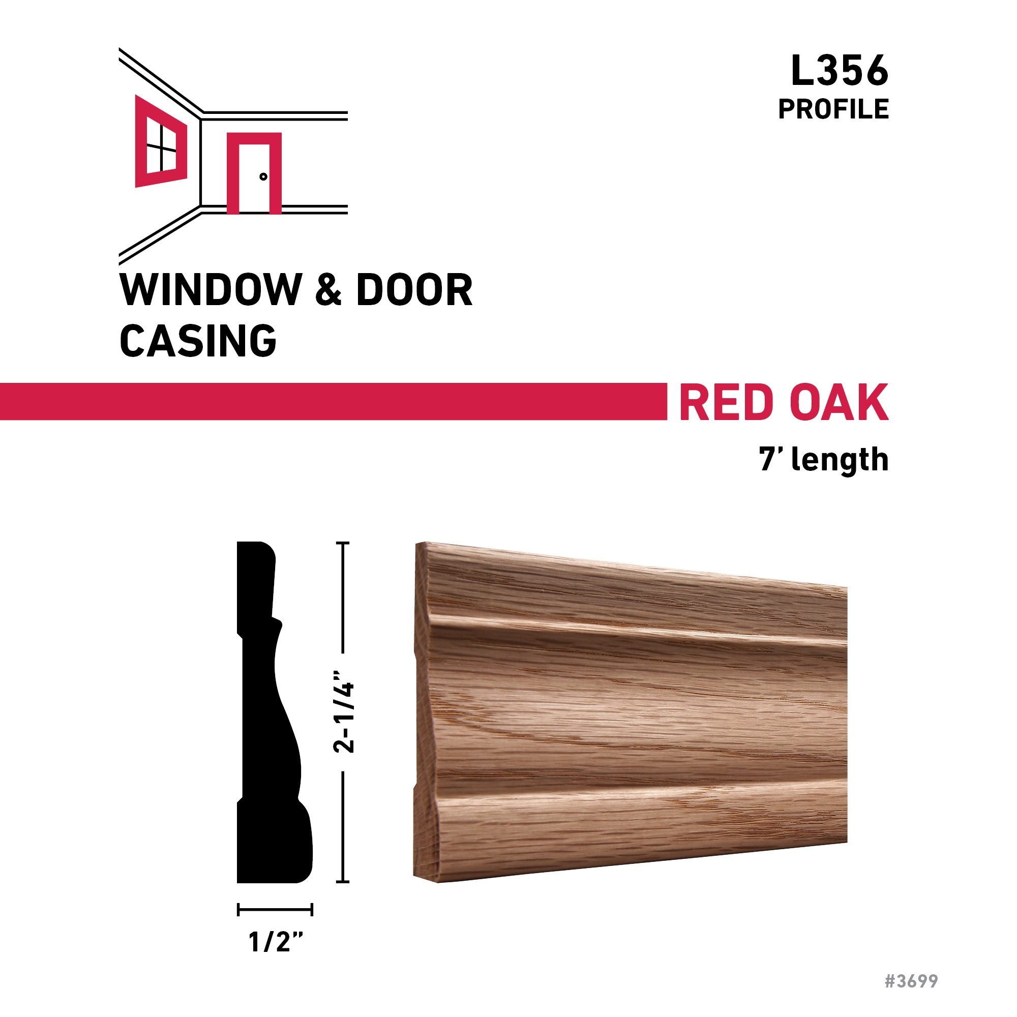 RELIABILT L 35670OAKSL Window-Door-Casings - View #4