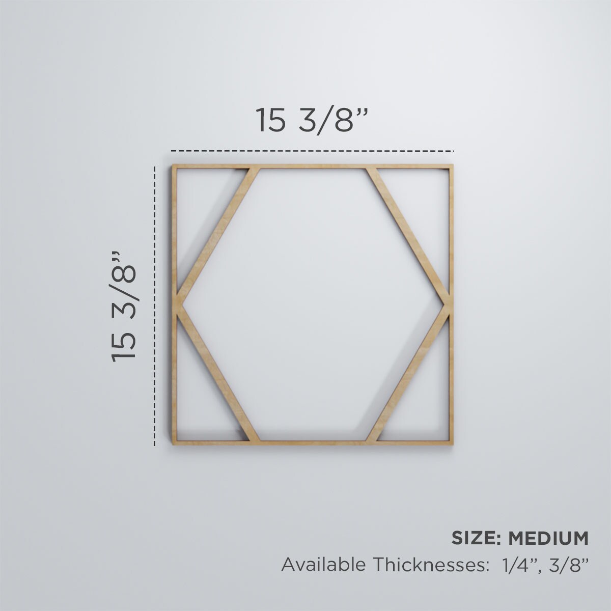 Ekena Millwork WALW16X16X0375FSRWA Wall-Panels - View #3