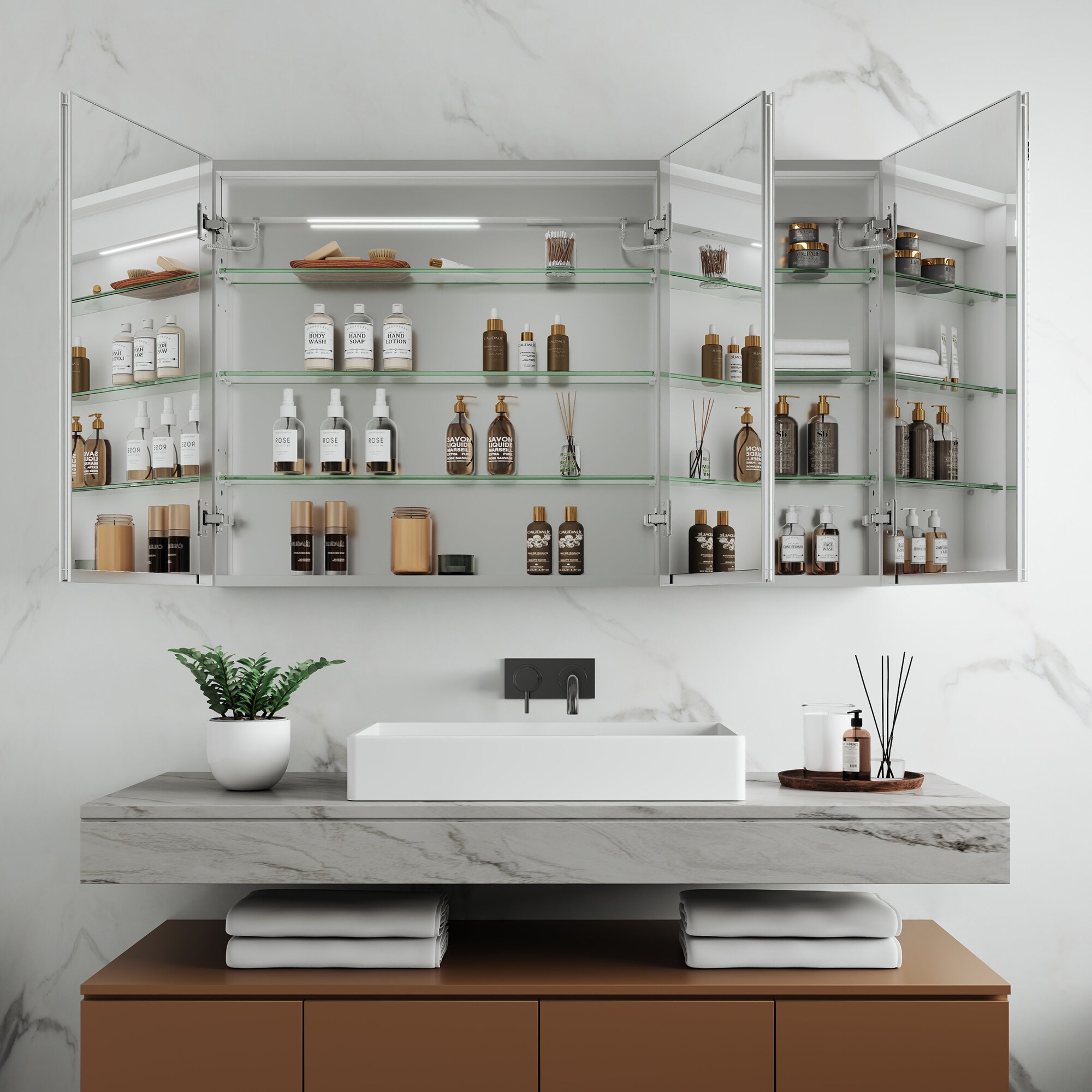 Forclover JV3M-4830D Bathroom-Medicine-Cabinets - View #6