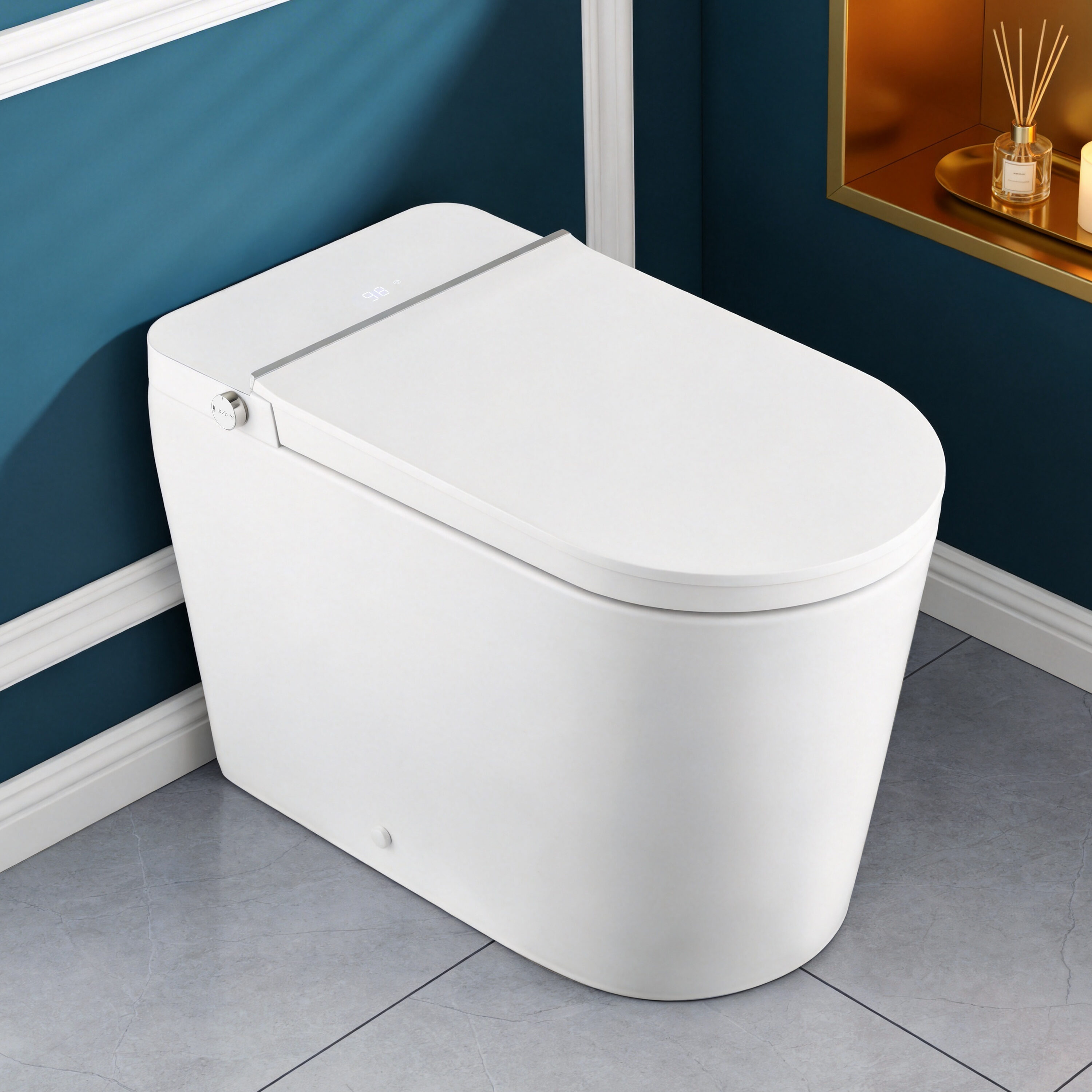 Trivework 17.1 Inch ADA Smart Toilet with Bidet