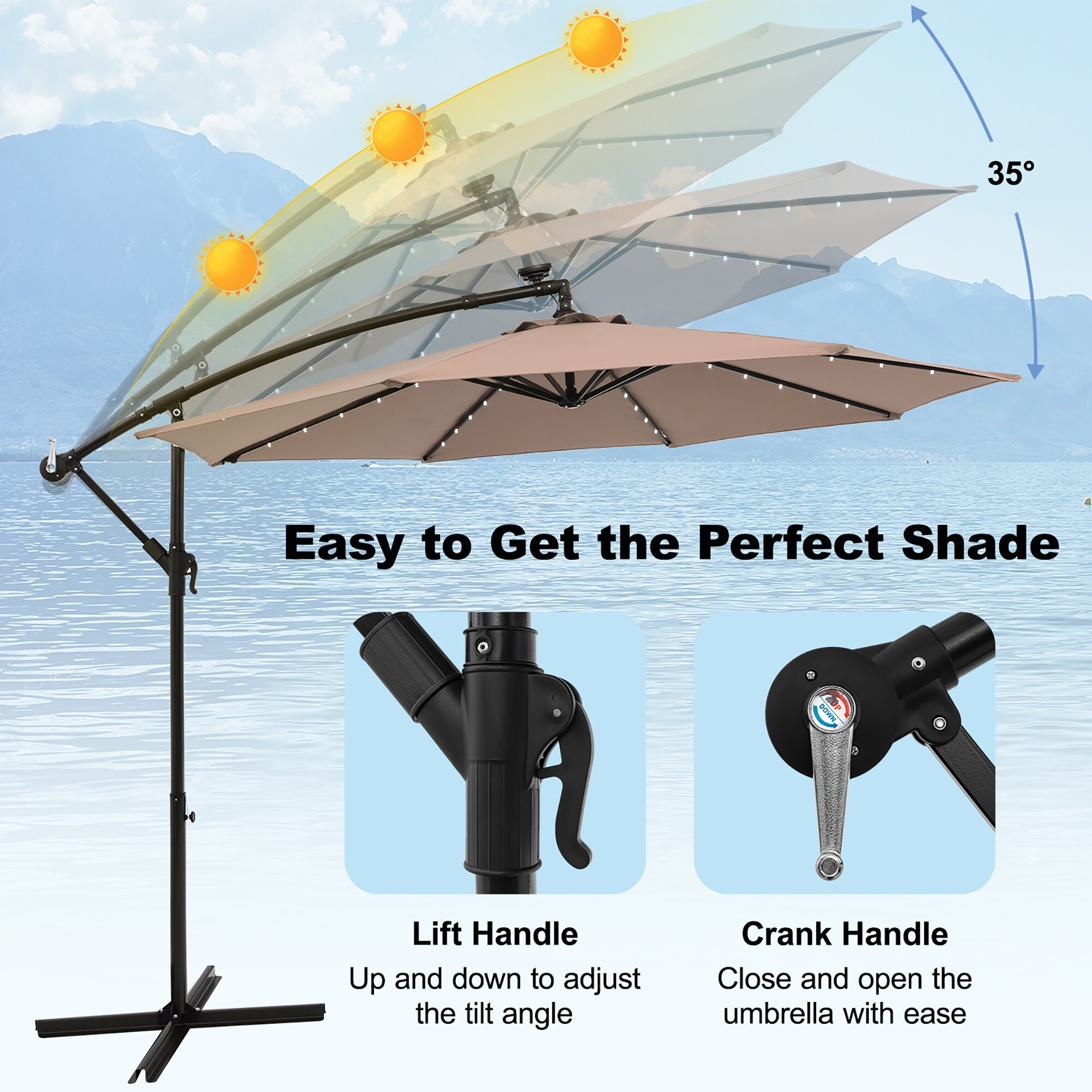 Costway LWS00858 Umbrellas-2 - View #5