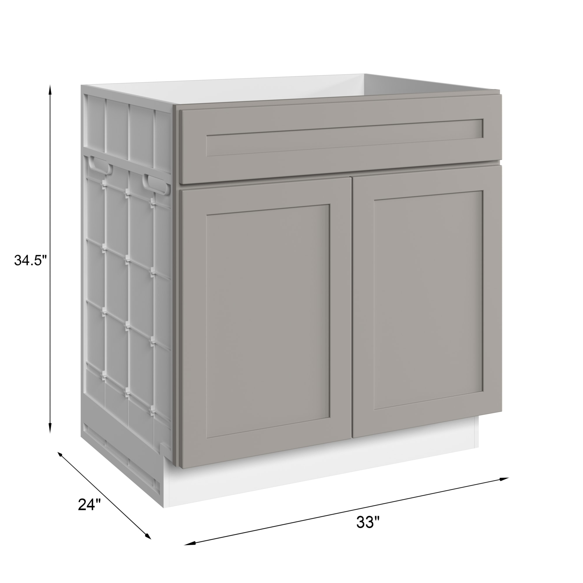 KraftMaid Momentum SB33.CGG81 Cabinets-Kitchen - View #3