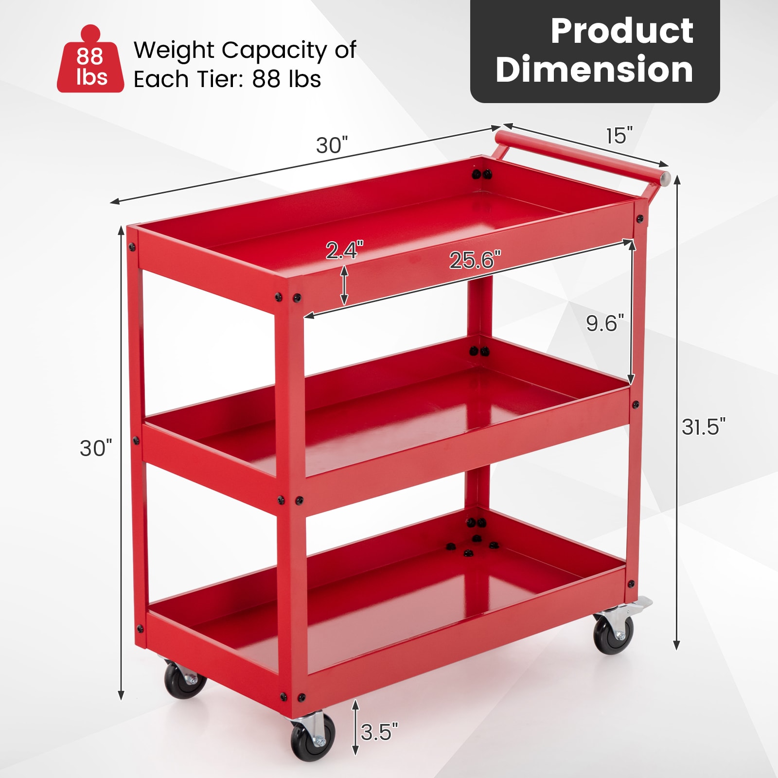 SUGIFT LW018SUGHY688 Utility-Carts - View #3