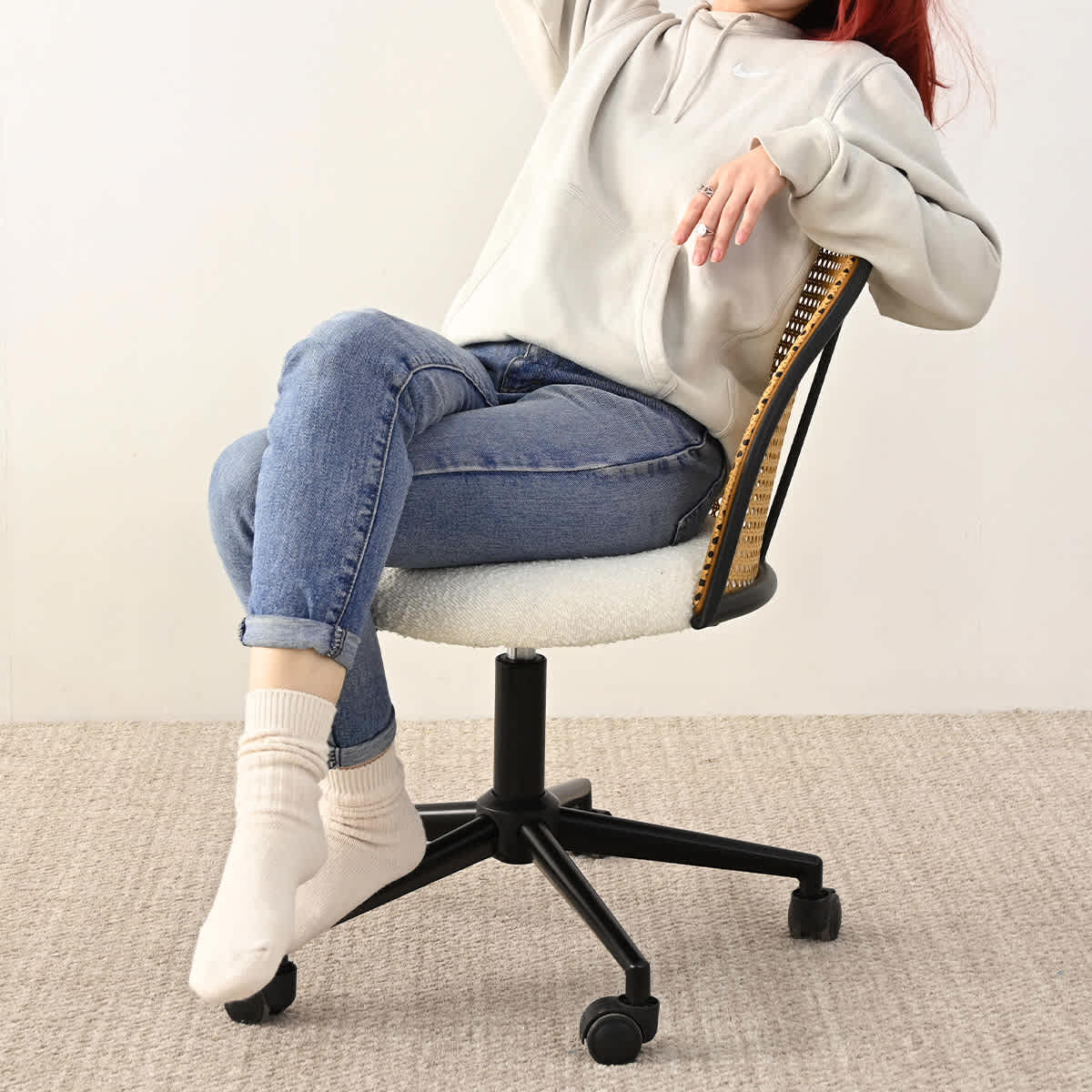 Maison Boucle JULES-OFFICE-WH stools - View #6