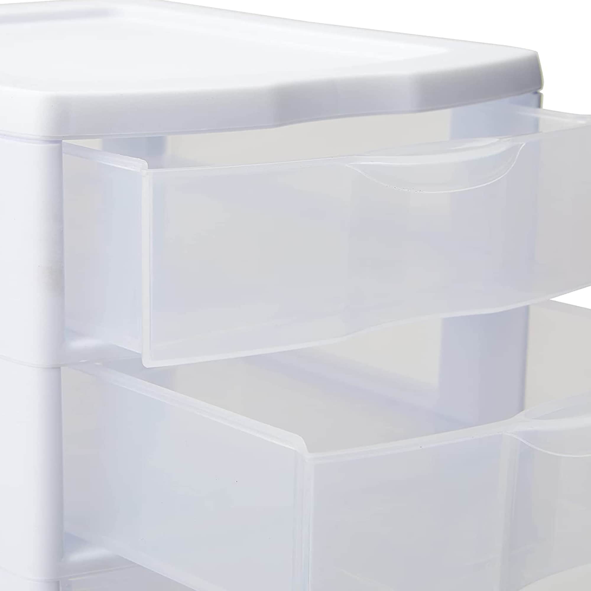 Sterilite ClearView Small 5-Drawer Organizer - White/Clear, 1 ct - Kroger