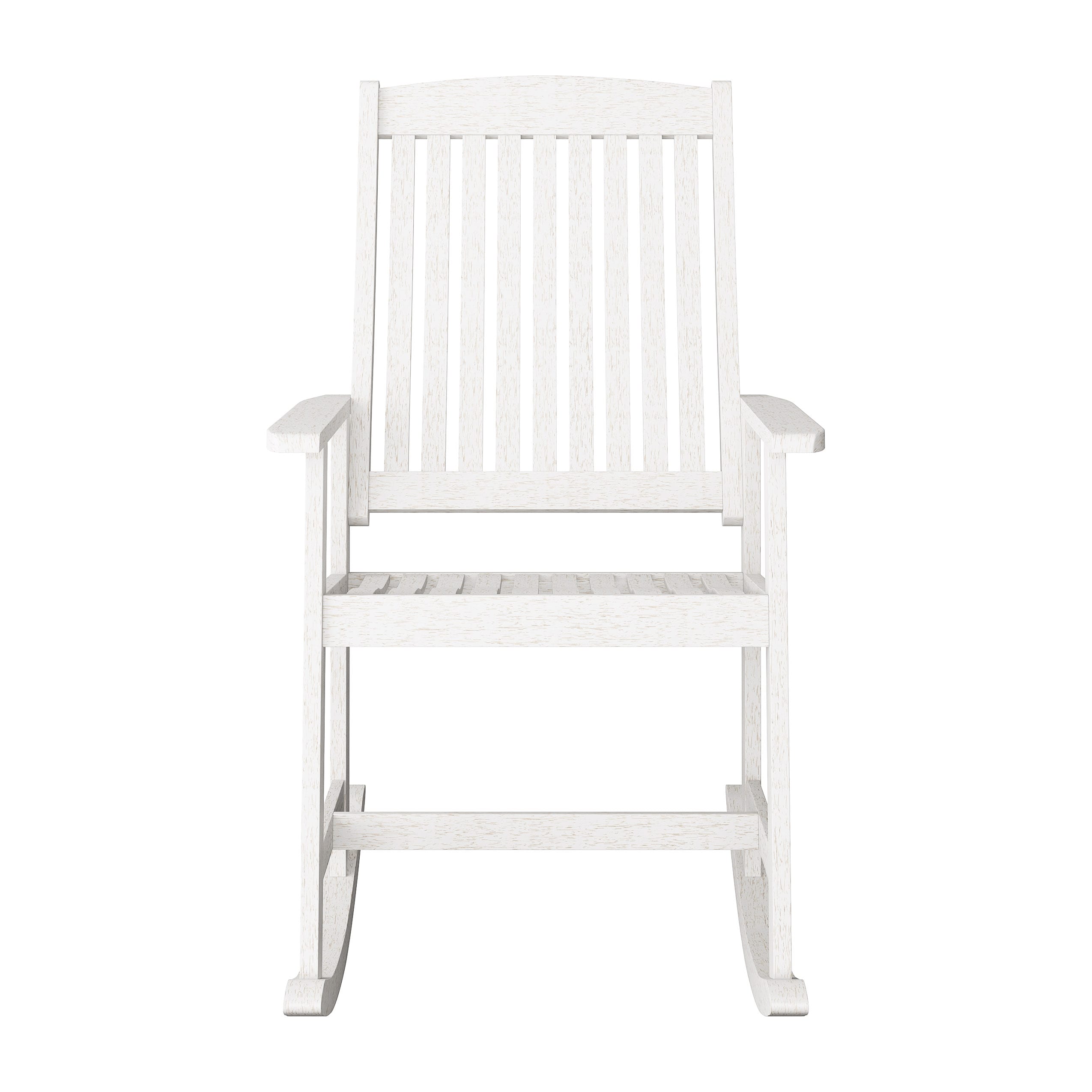 whitewashed rocking chair