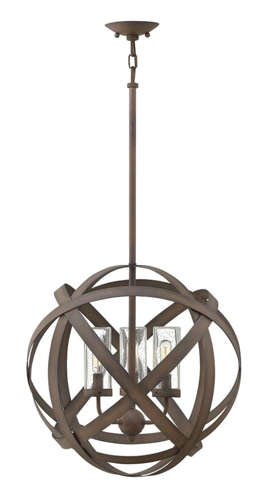 burkey 3 light globe chandelier