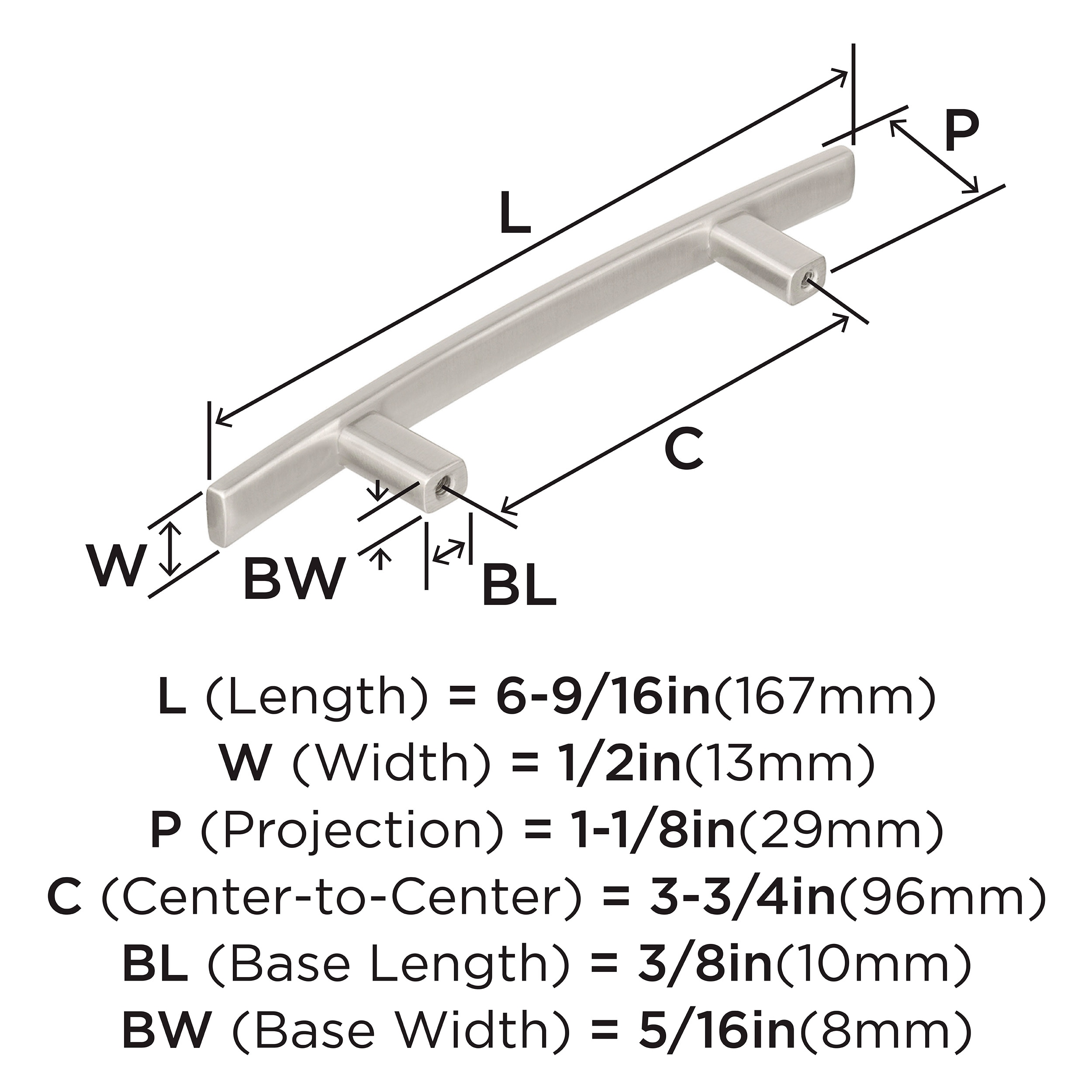 Amerock BP26203G10 Cabinet-Pulls - View #4