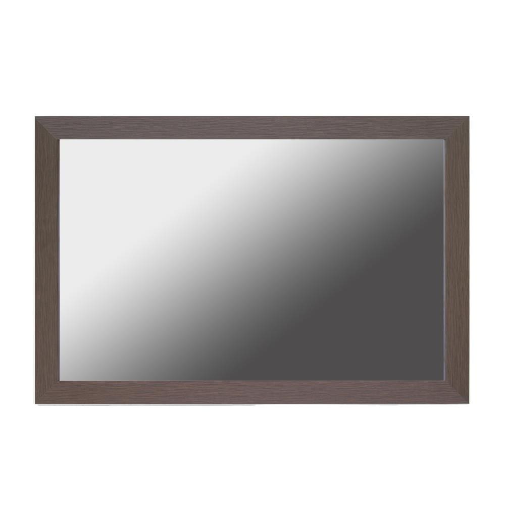Gardner Glass Products 30-in W x 36-in H Ebony Bronze MDF Transitional Mirror Frame Kit Hardware Included | 15125