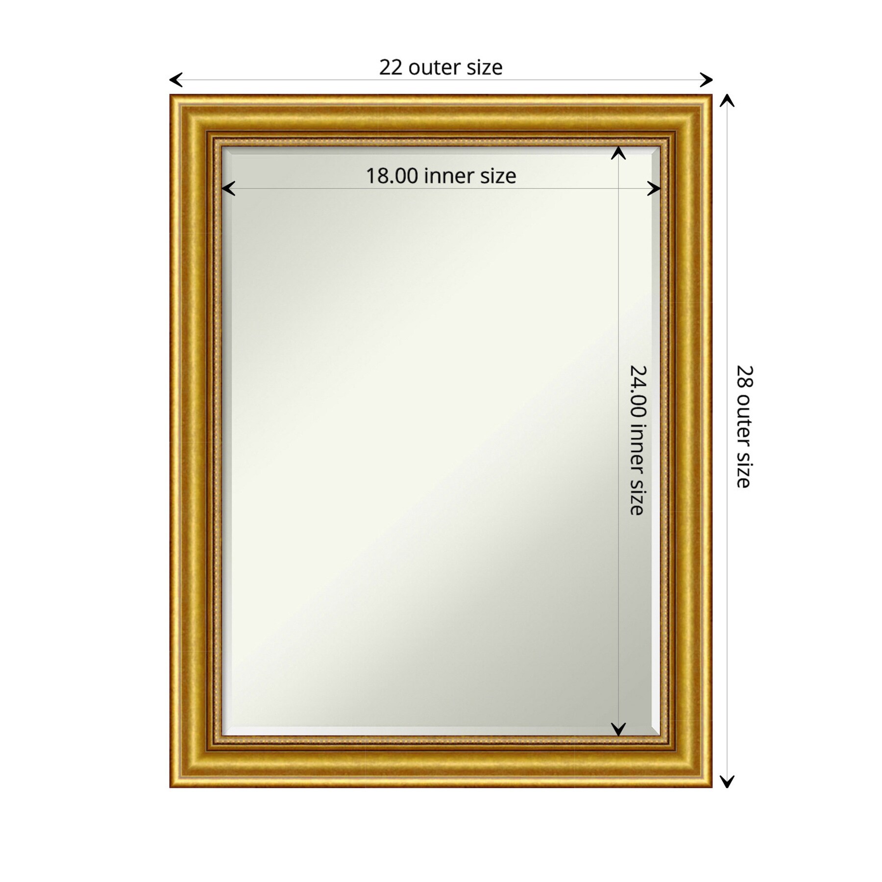 Amanti Art Townhouse Gold Frame 21.5-in W x 27.5-in H Gold Framed ...