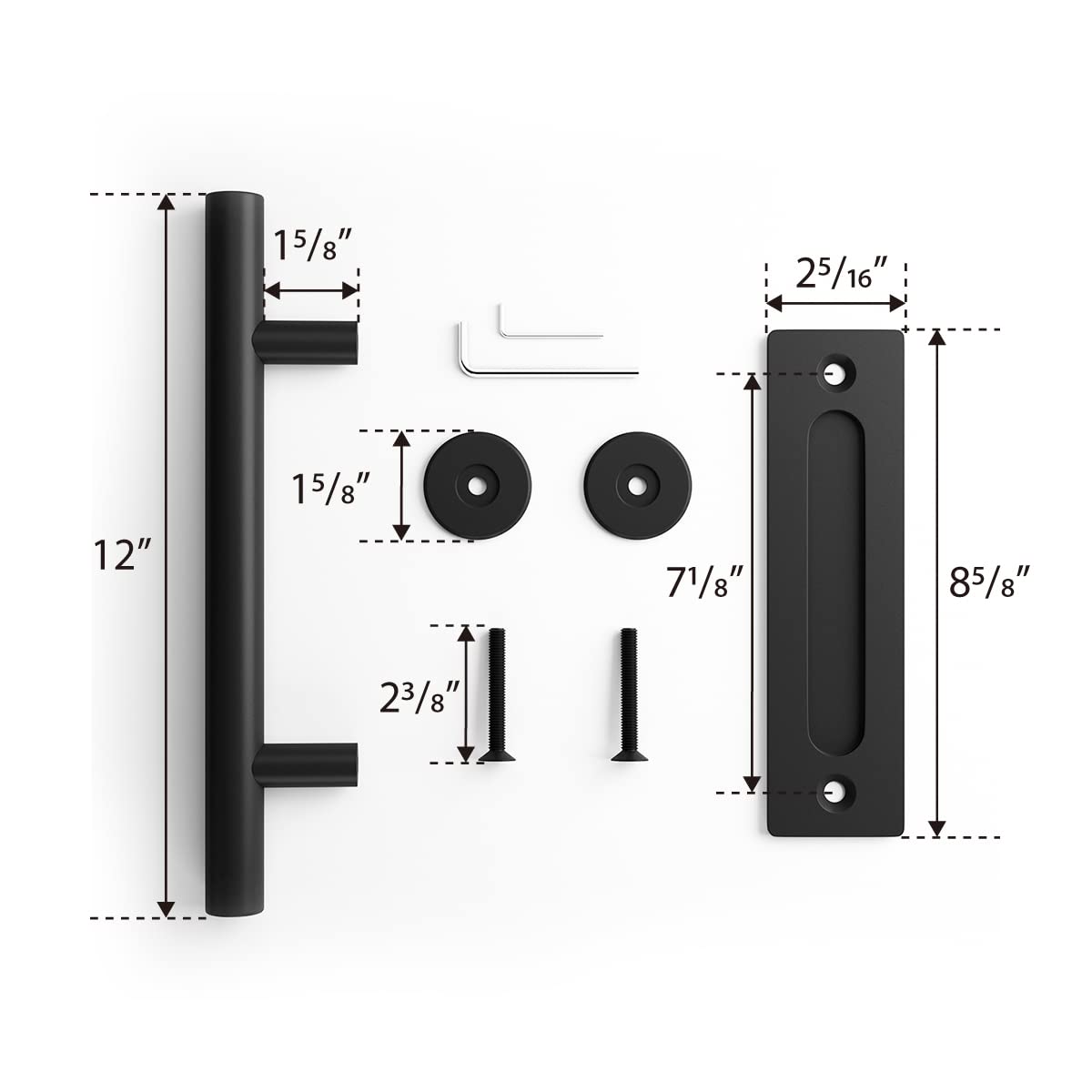 Etokfoks LET8TEOHY Barn-Door-Roller-Kits - View #5