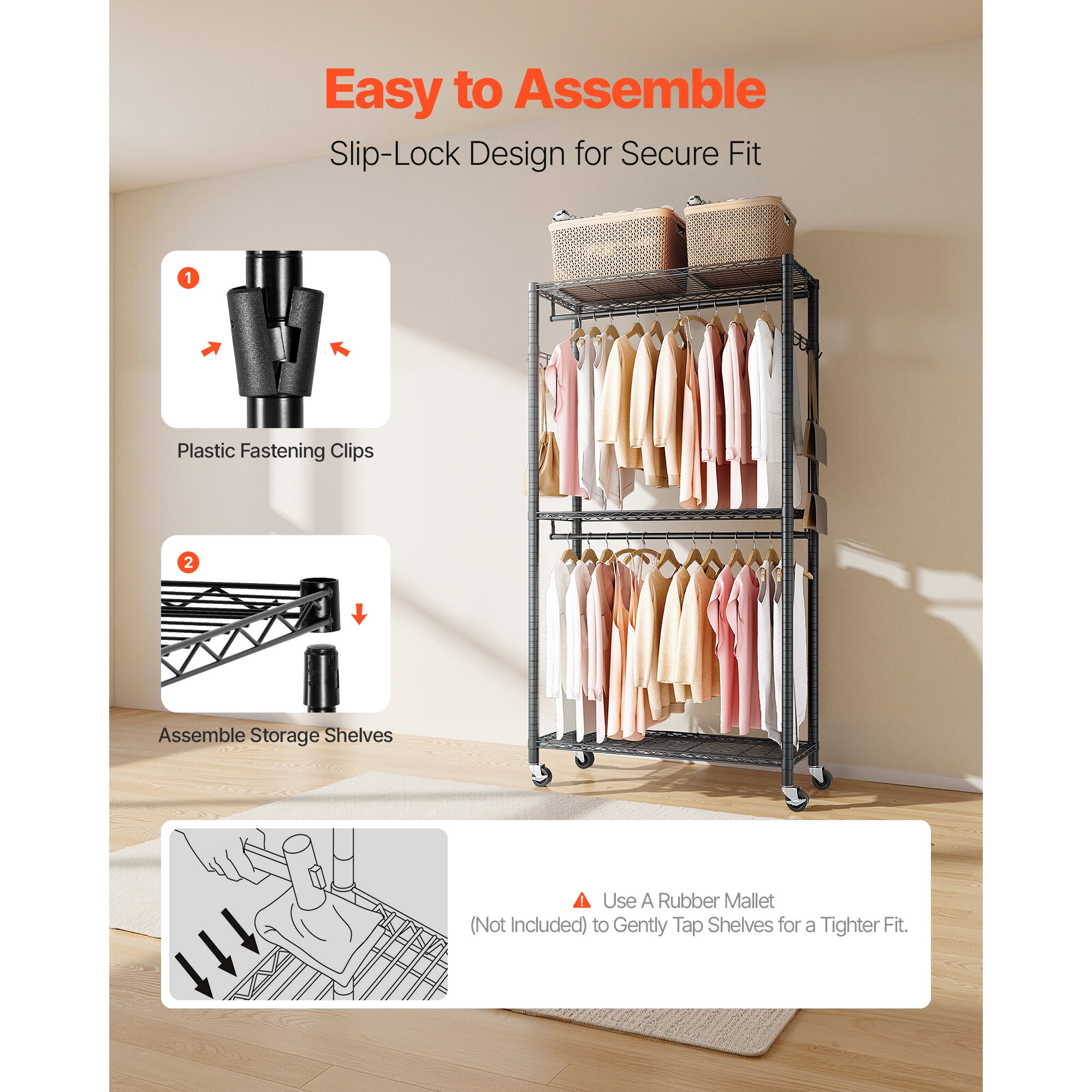VEVOR SCDLJTCYJ2G314340V0 Garment-Racks - View #7