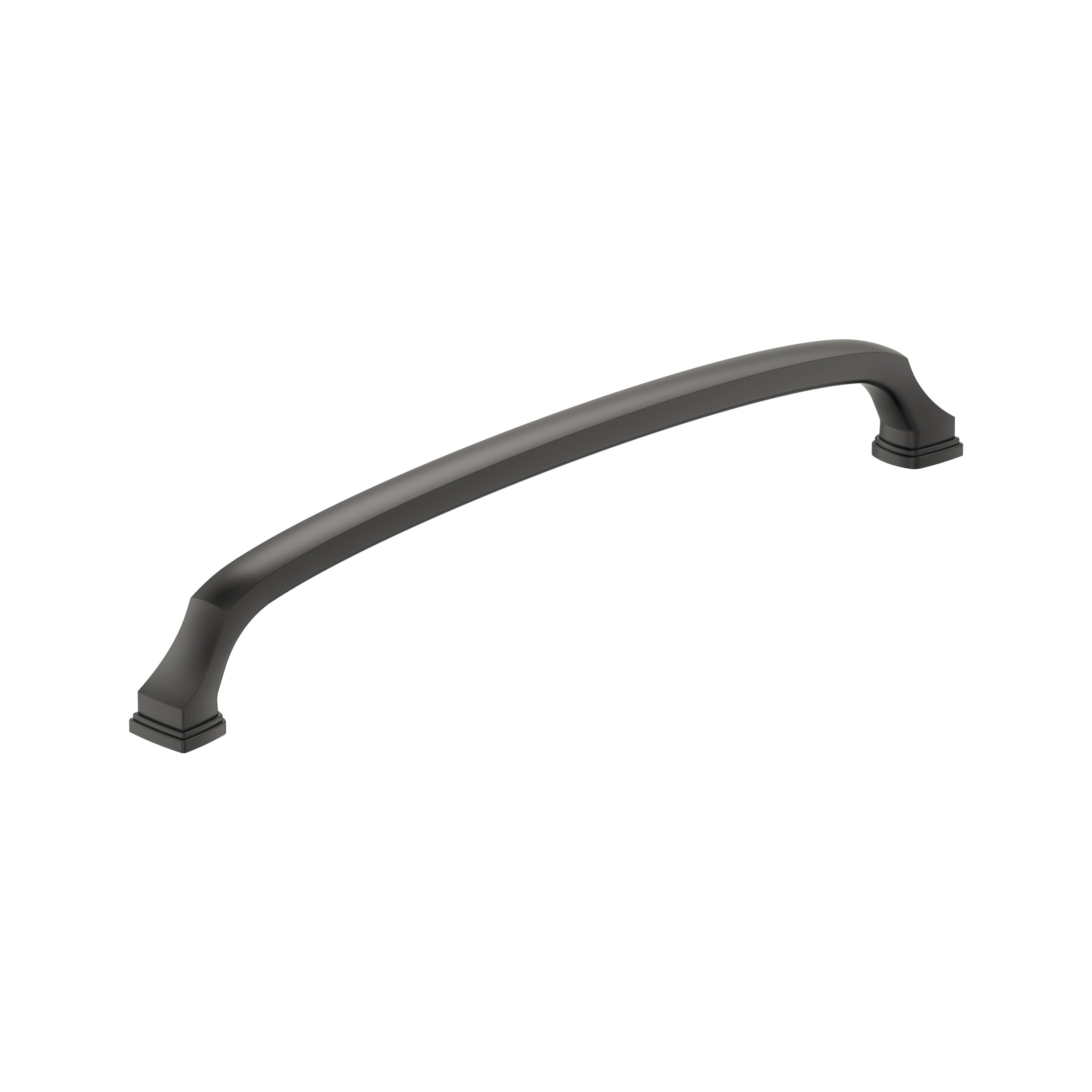 Amerock BP55354BBR Revitalize 10-1/16-in , 256mm Center to Center Black Bronze Arch Handle