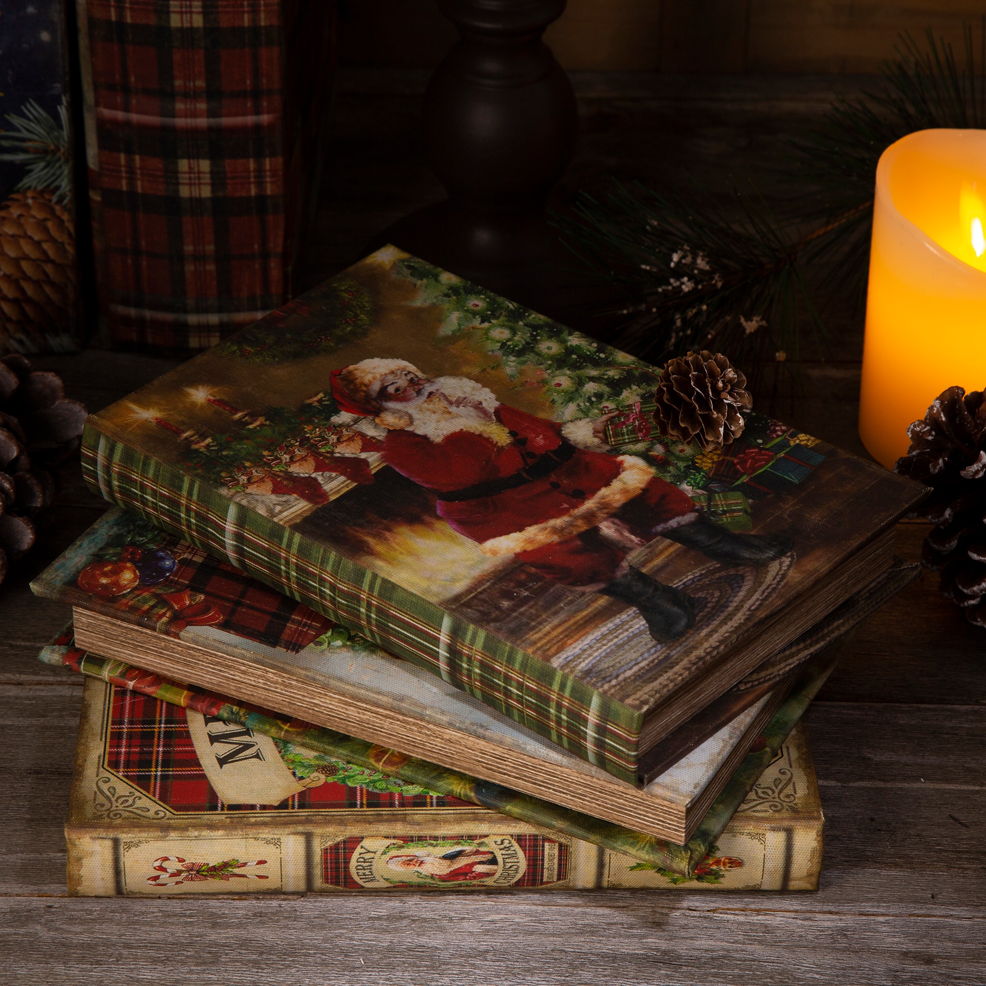 Glitzhome 2019900005 Table-Christmas-Decorations - View #2