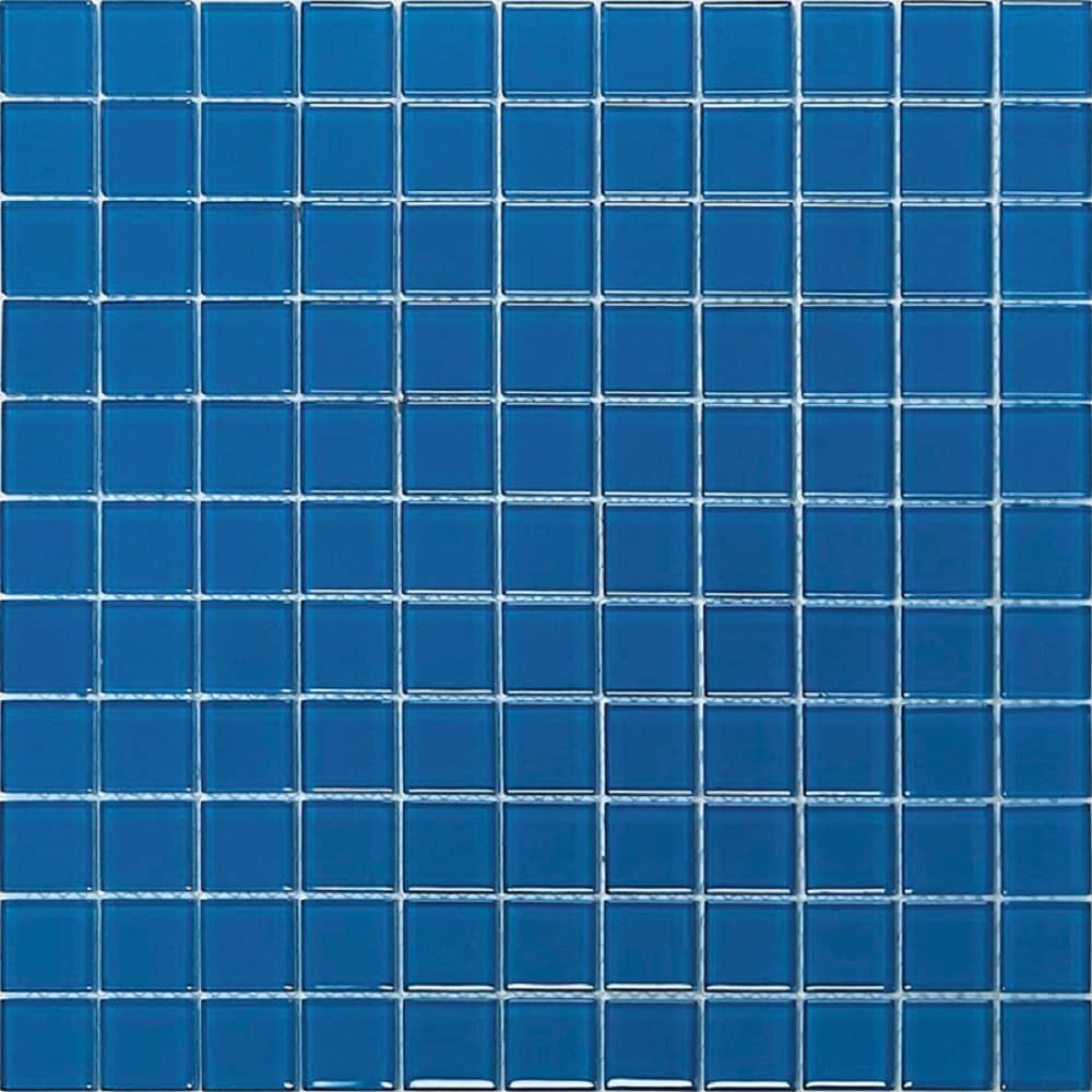 Apollo Tile (Sample) Floor and Wall Tile Turkish Blue 4-in x 4-in Glossy Glass Uniform Squares Mosaic Floor and Wall Tile