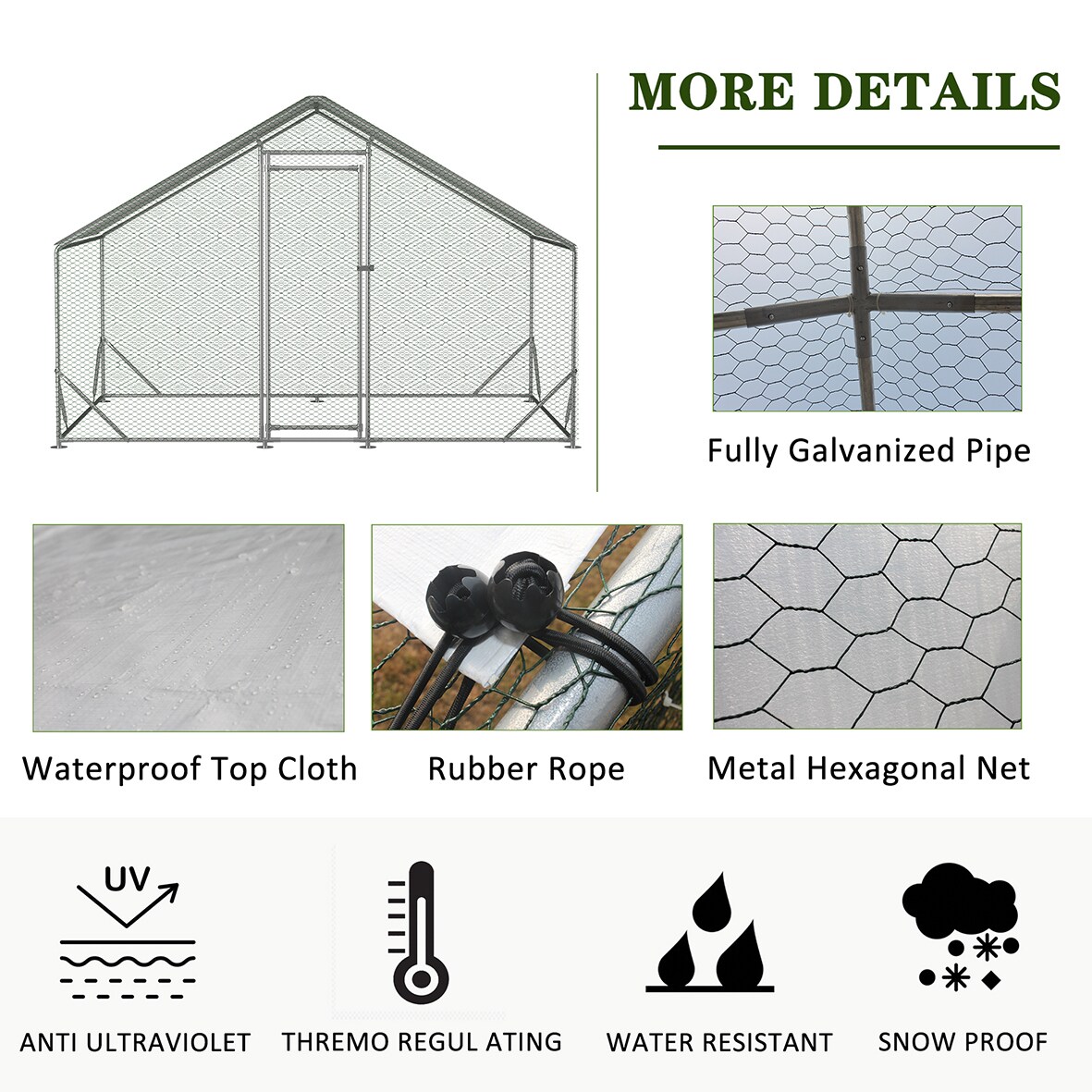 Gaierptone B230517-11 Chicken-Coops-Rabbit-Hutches - View #5