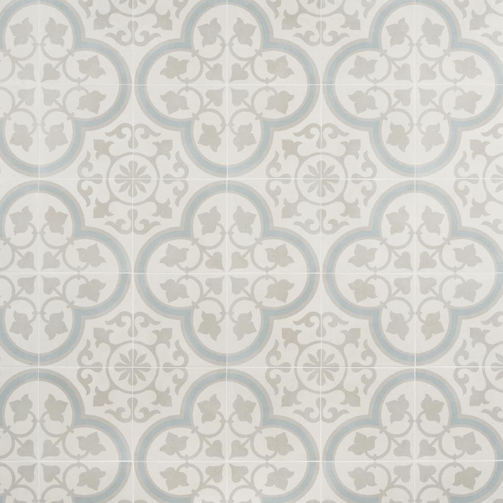 Agave 9" x 9" Multicolor Matte Porcelain Tile