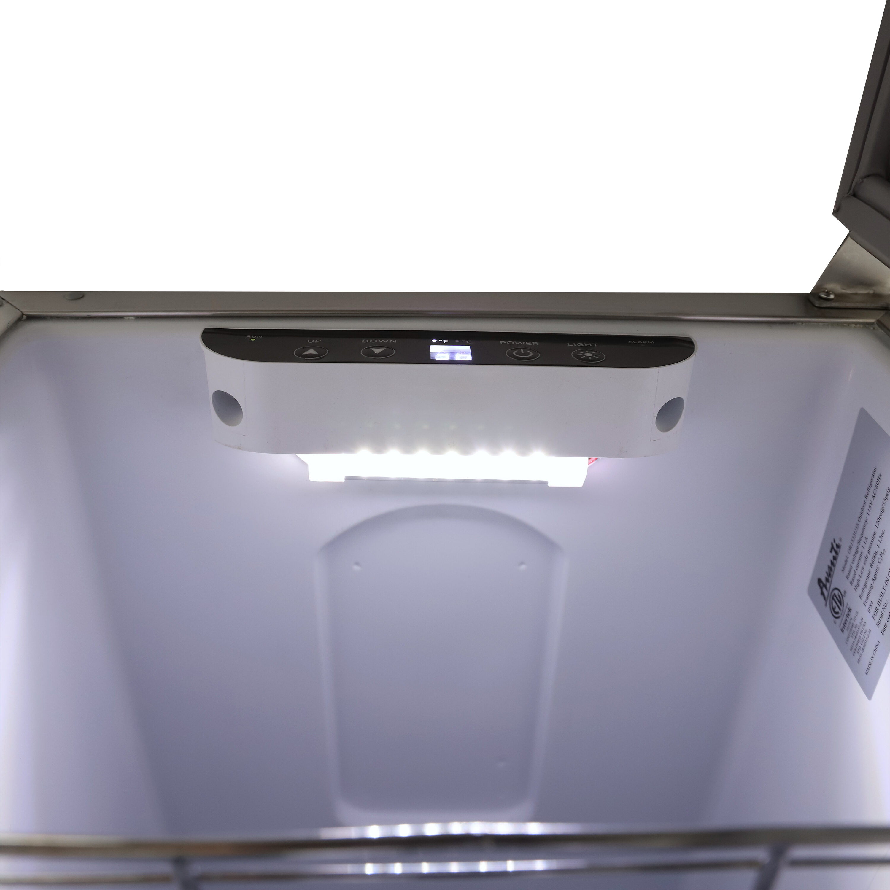 Avanti 2.9 Cu. Ft. Stainless Steel Undercounter Refrigerator