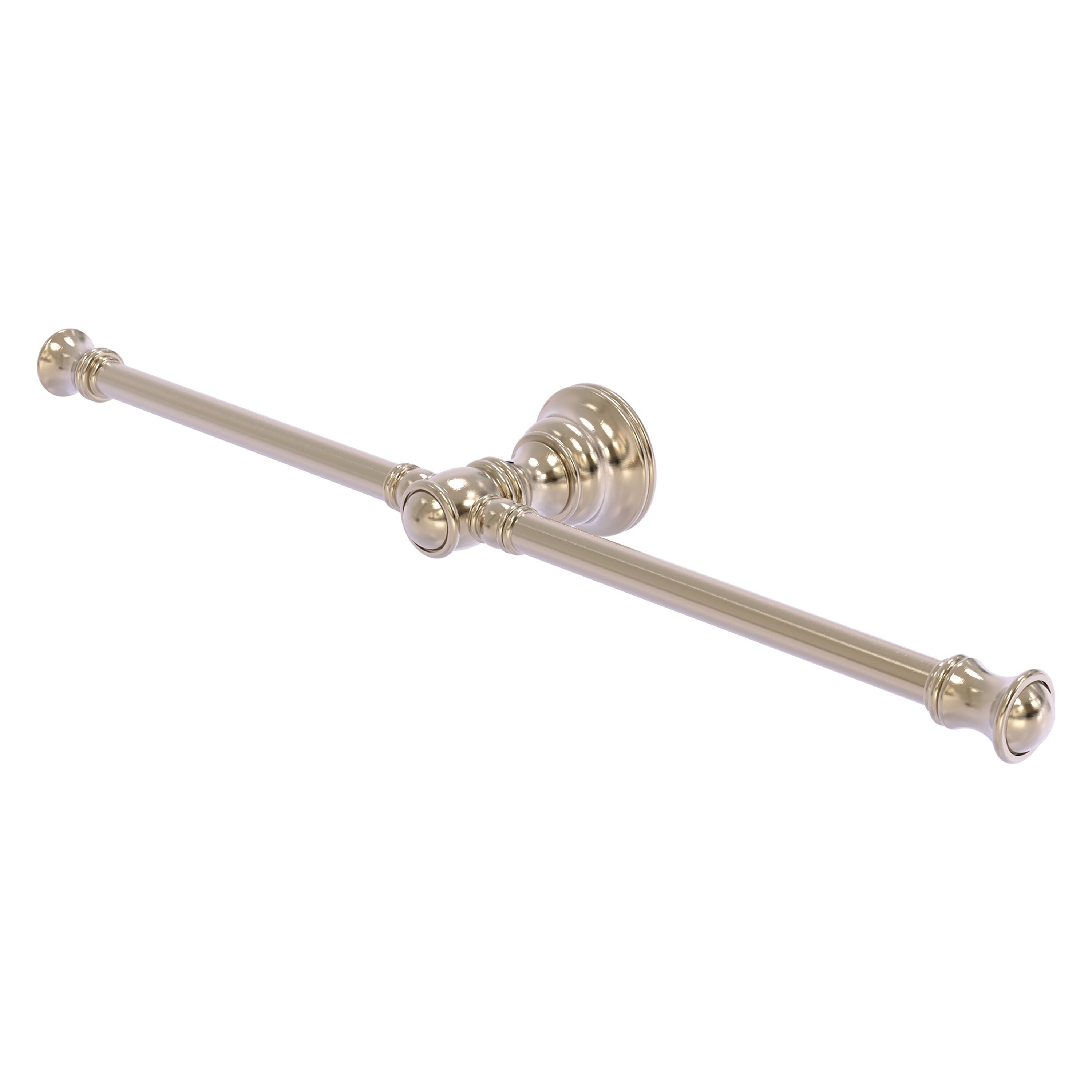 Allied Brass CL-HTB-2-PEW Carolina 15-in double Antique Pewter Wall mount Double Towel Bar