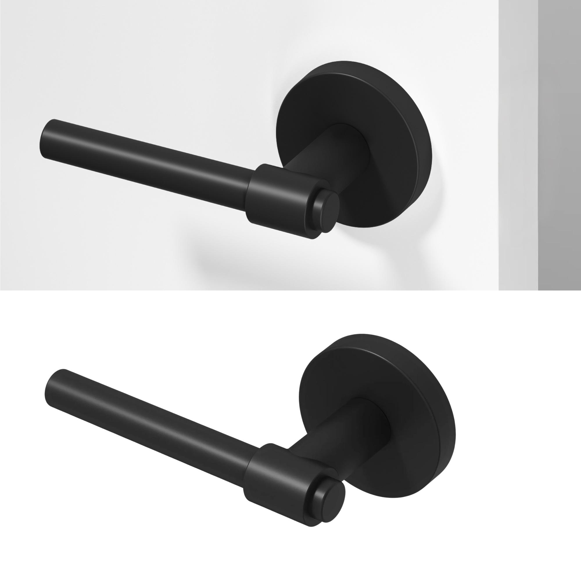 OKUN Zen Matte Black Interior or Hall/Closet Dummy Door Handle