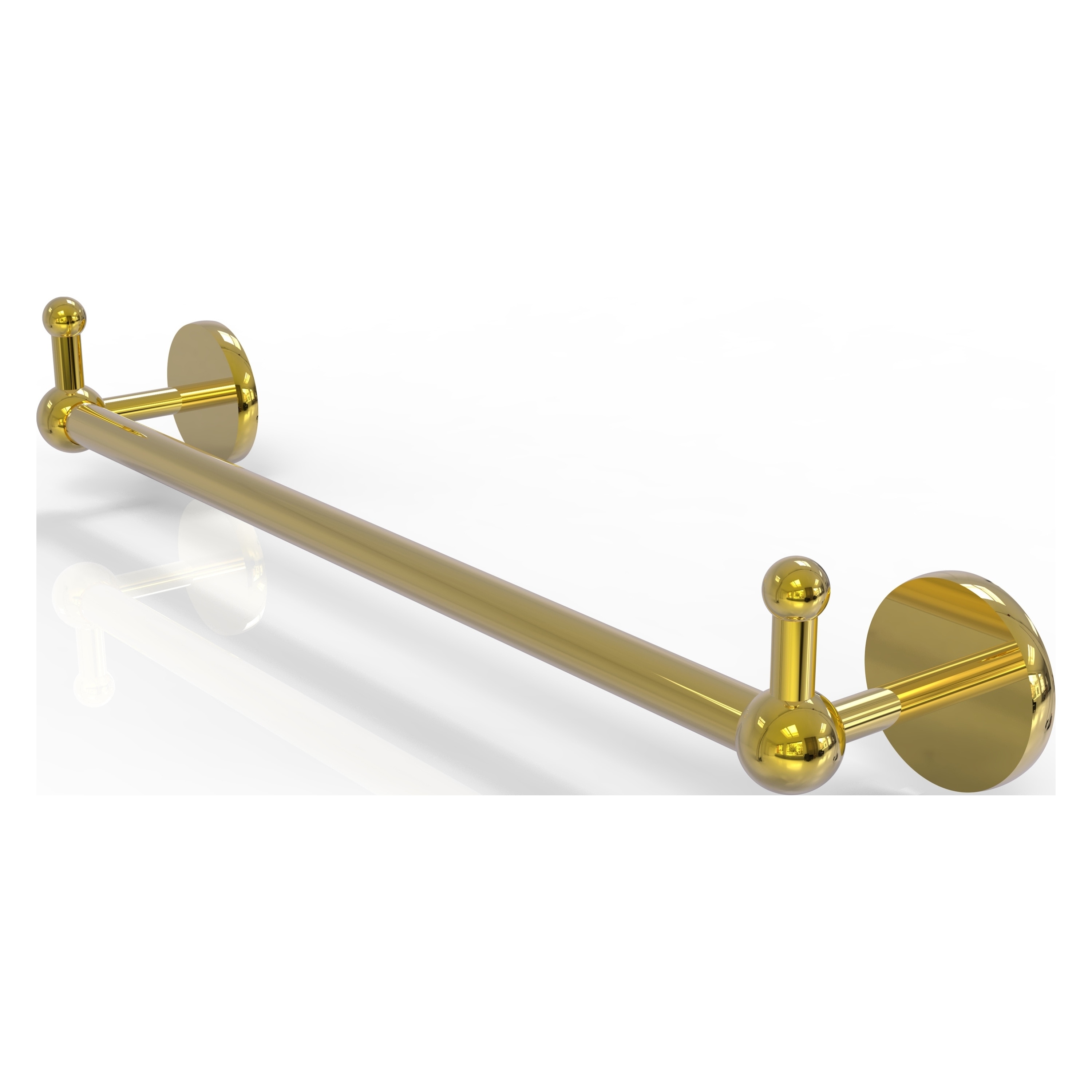 Allied Brass P1000-41-36-PEG-PB Prestige Skyline 36-in Polished Brass Wall mount Single Towel Bar