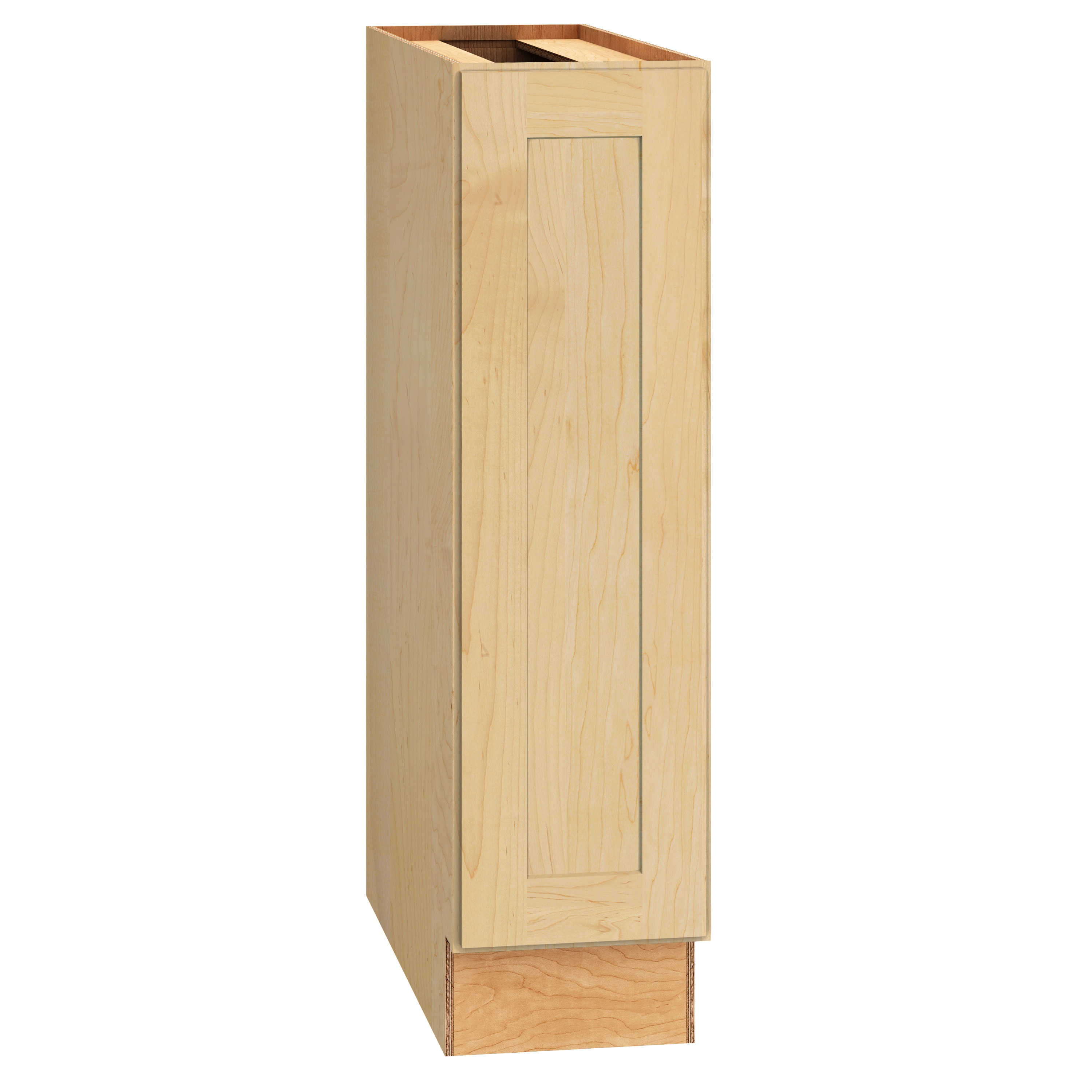 Diamond Express 62J-B9FHR Jamestown 9-in W x 34.5-in H x 24-in D Natural Light Brown Base Fully assembled Plywood Cabinet Recessed Panel Shaker