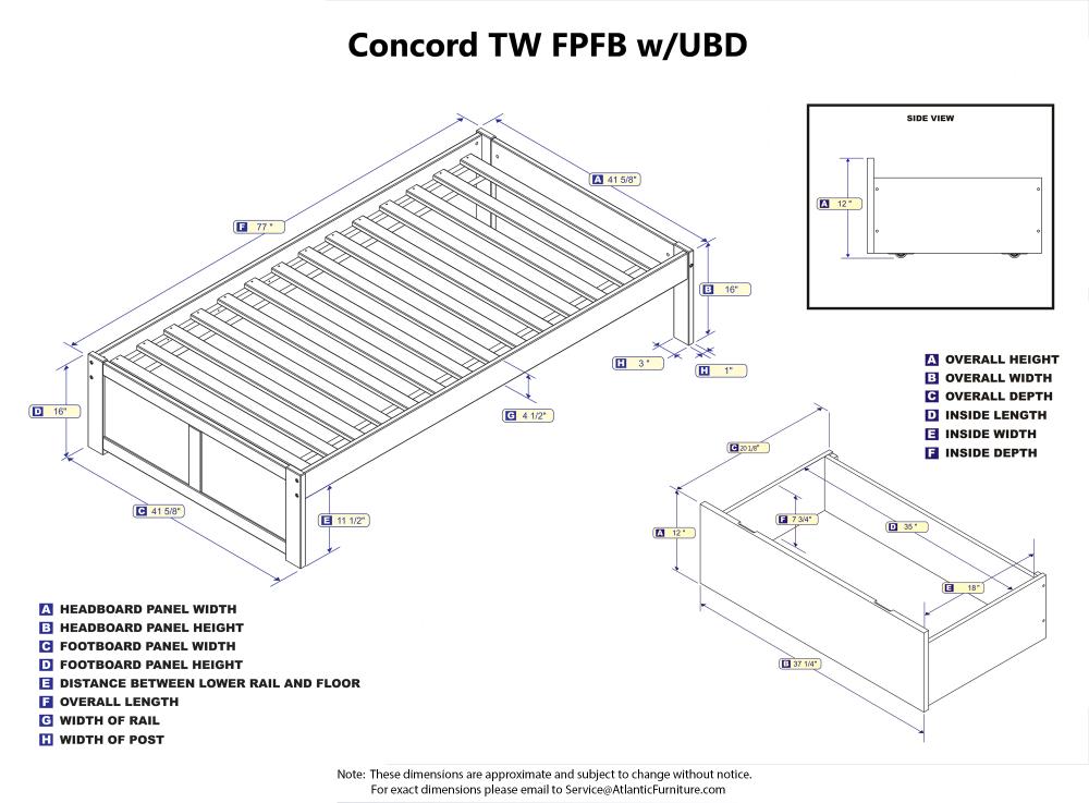 AFI Furnishings AR8022119 beds - View #7