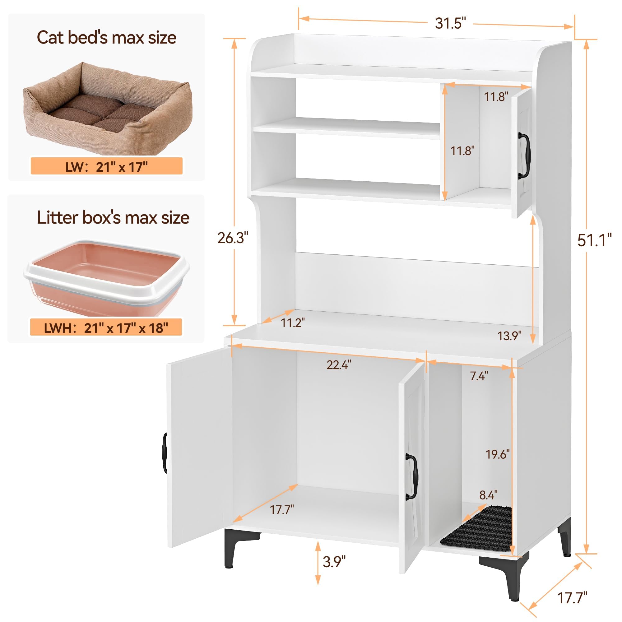 Encore Beets NOVA-XTOGQB52K9F Cat-Litter-Box - View #2