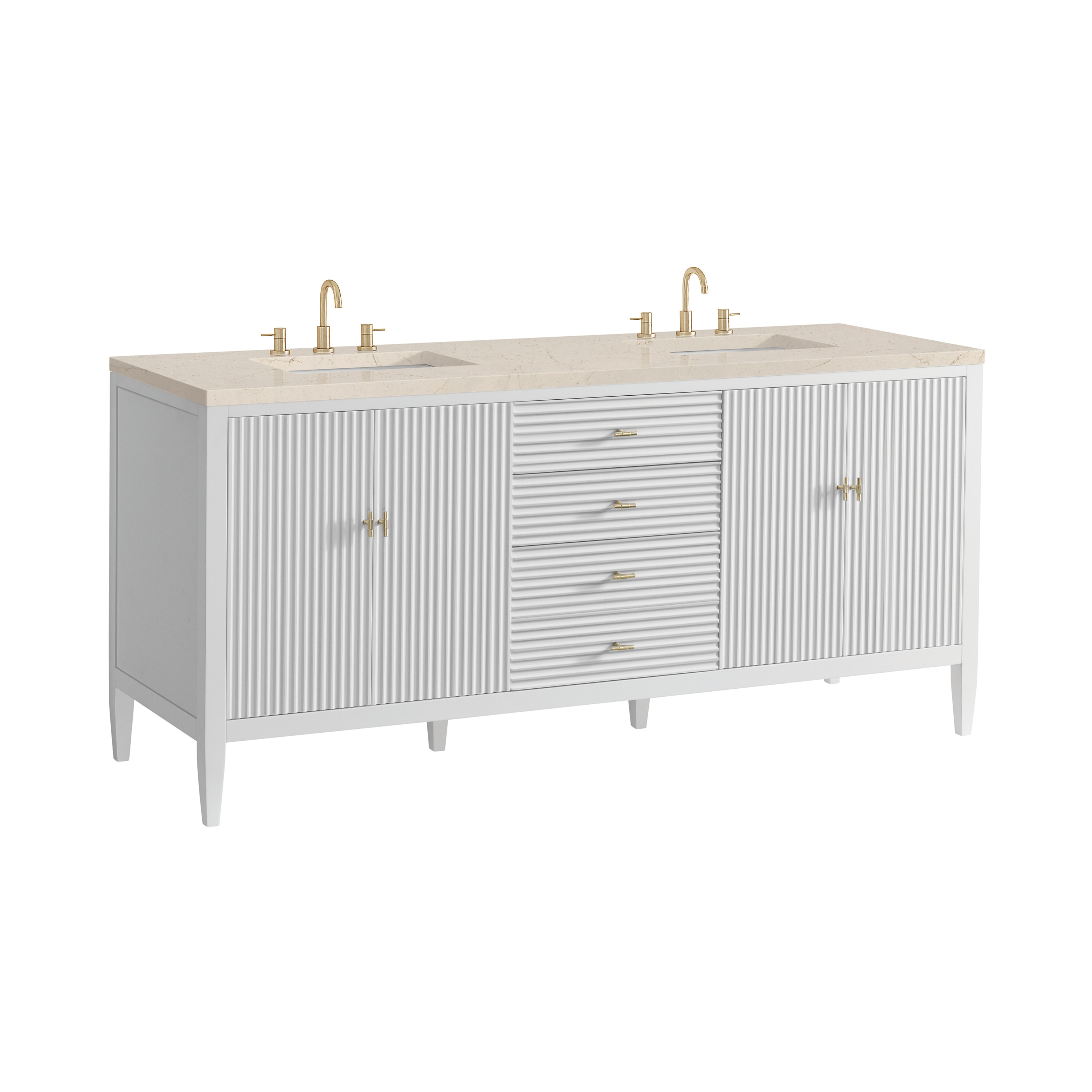 James Martin Vanities 485-V72-BW-3EMR Bath-Vanity-Combo - View #6