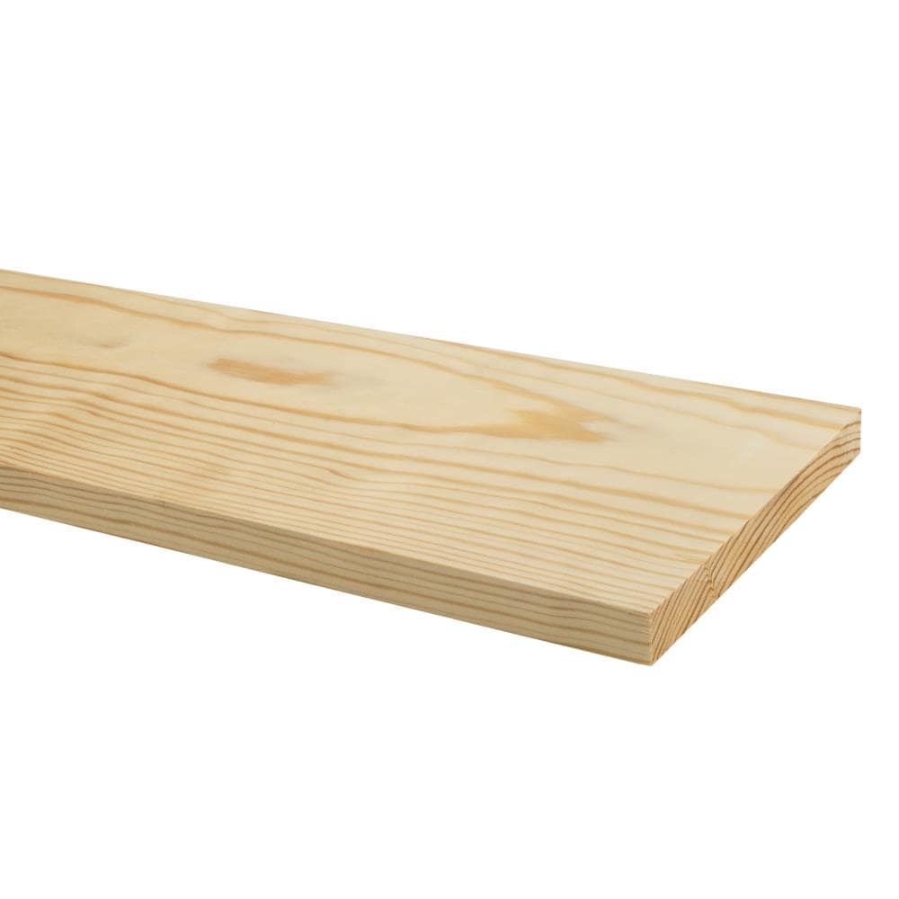 1-in x 8-in x 4-ft Select Pine Square Unfinished Pine Board in the ...