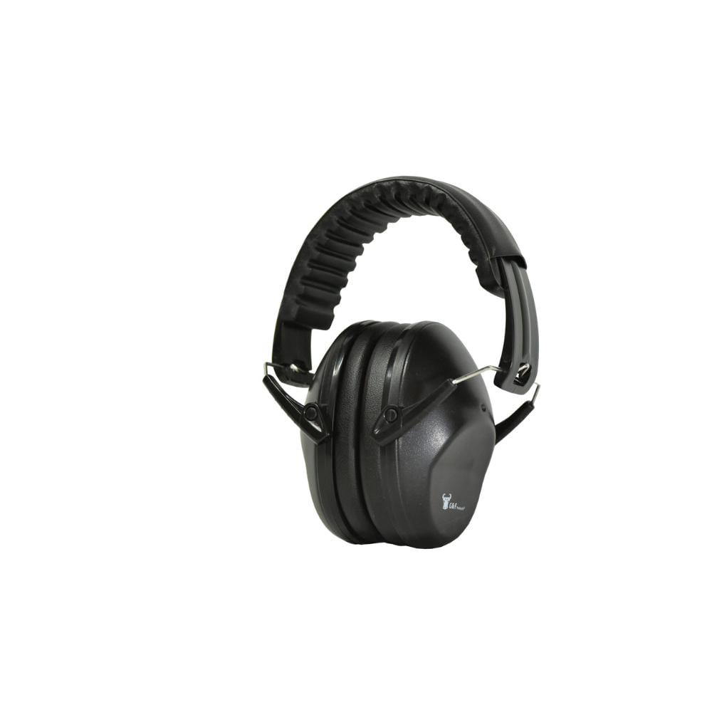 G & F Products 13010B G and F Products Earmuffs Hearing Protection with Design 26dB NRR and Reduces up to 125dB Black