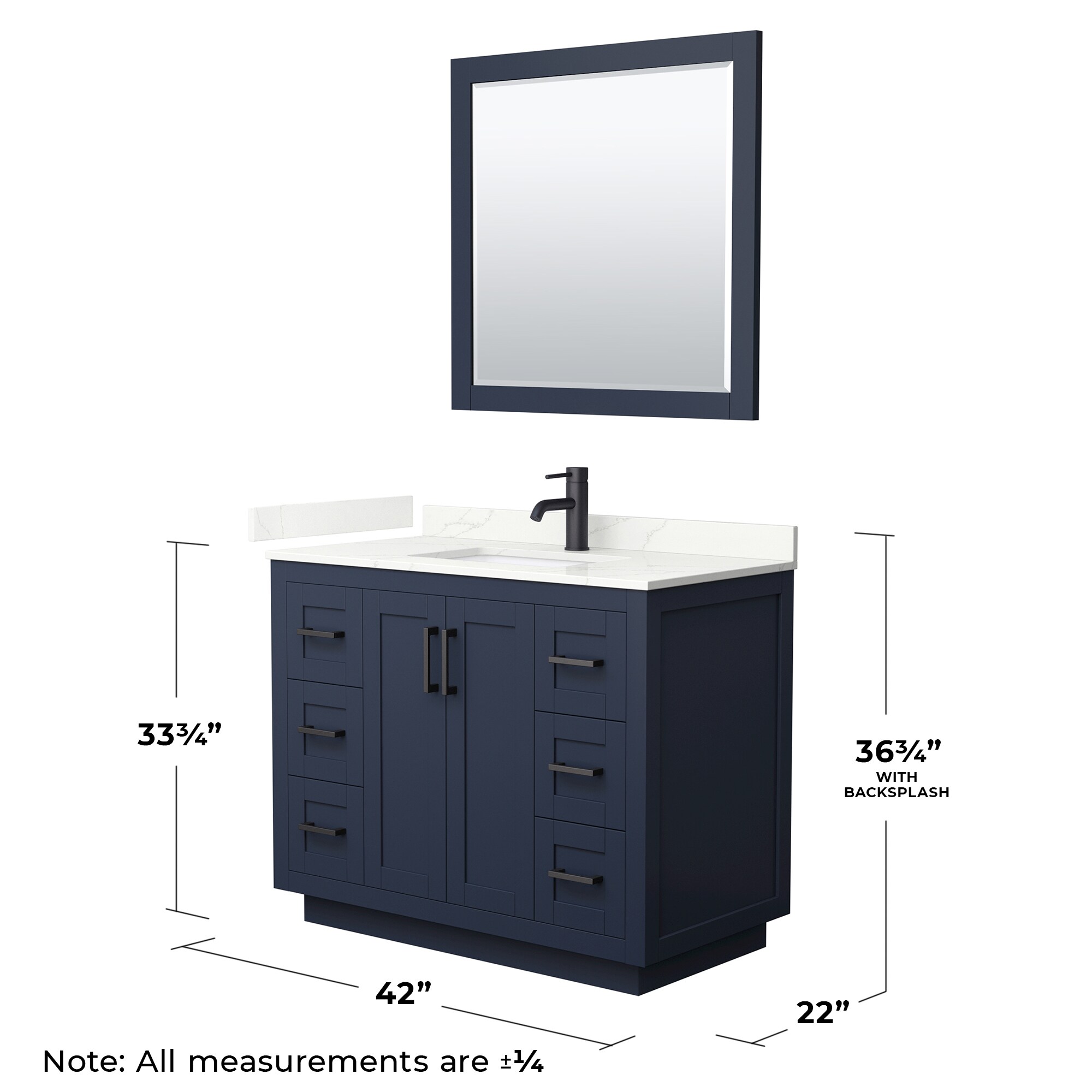 Wyndham Collection WCF292942SBBGTUNSM34 Bath-Vanity-Combo - View #6