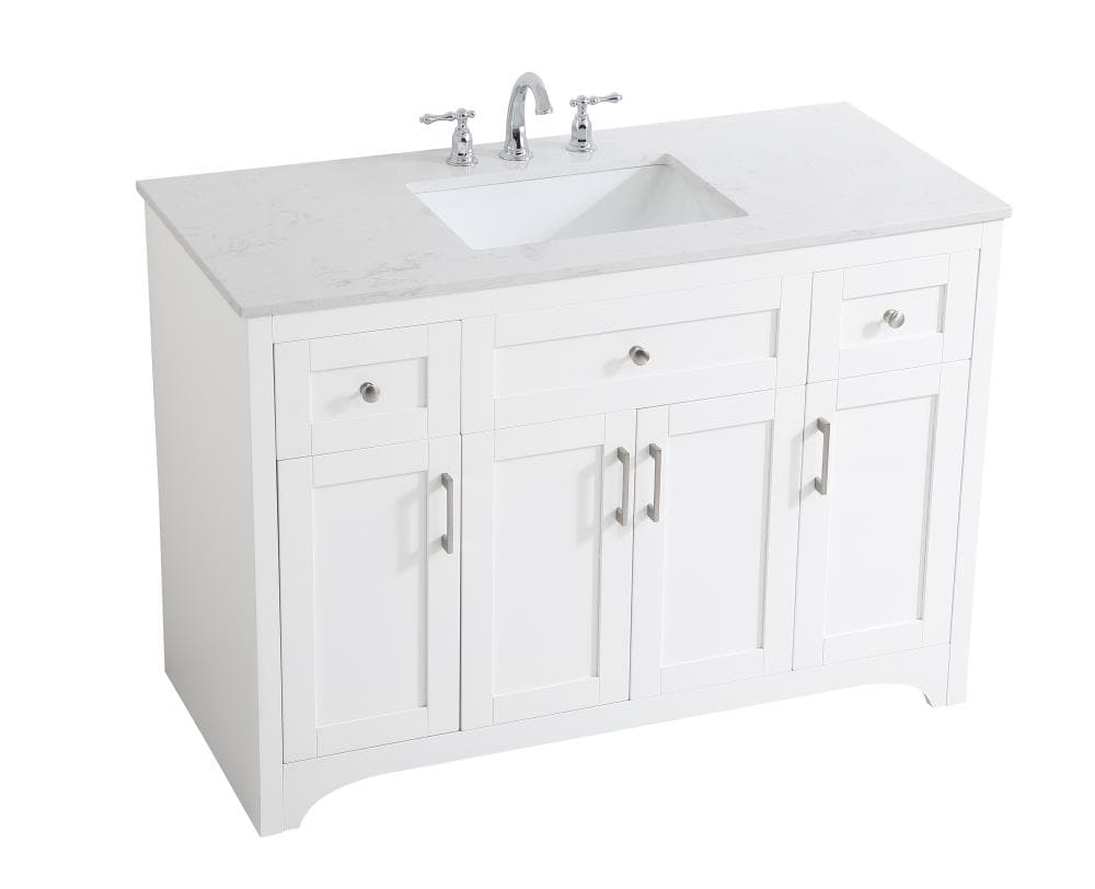 Elegant Decor FI51048WH Bath-Vanity-Combo - View #4