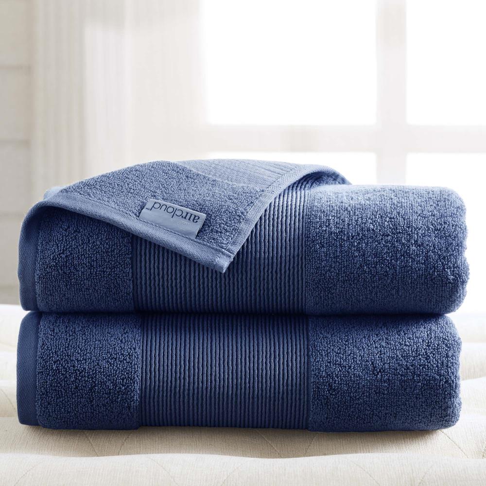 Amrapur Overseas 4-Piece Blush Cotton Quick Dry Bath Towel Set (4pk  Spunloft Bath Sheet) in the Bathroom Towels department at