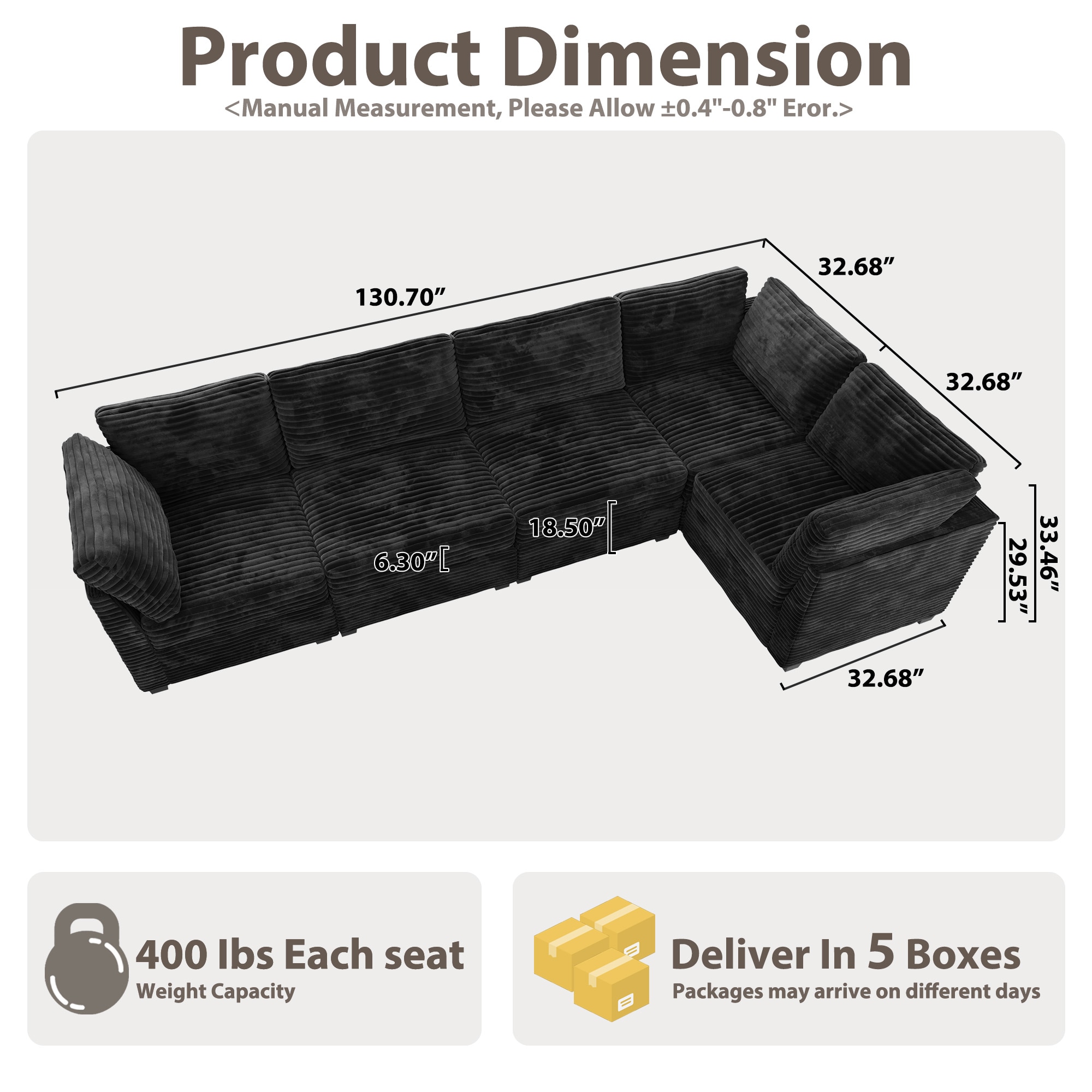Caodoc L5-KIKI810-2 Sofas-Loveseats - View #2