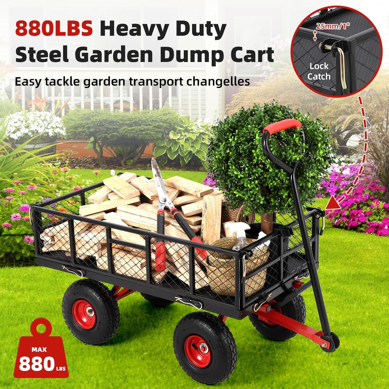 GarveeLife LMYLC-658725 Dump-Cart - View #7