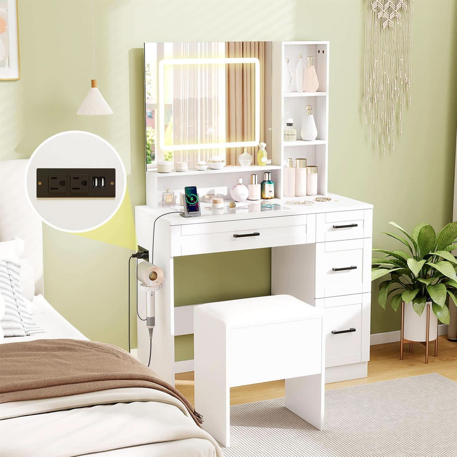 VERYKE 2991127203161 Bedroom-Vanities - View #5