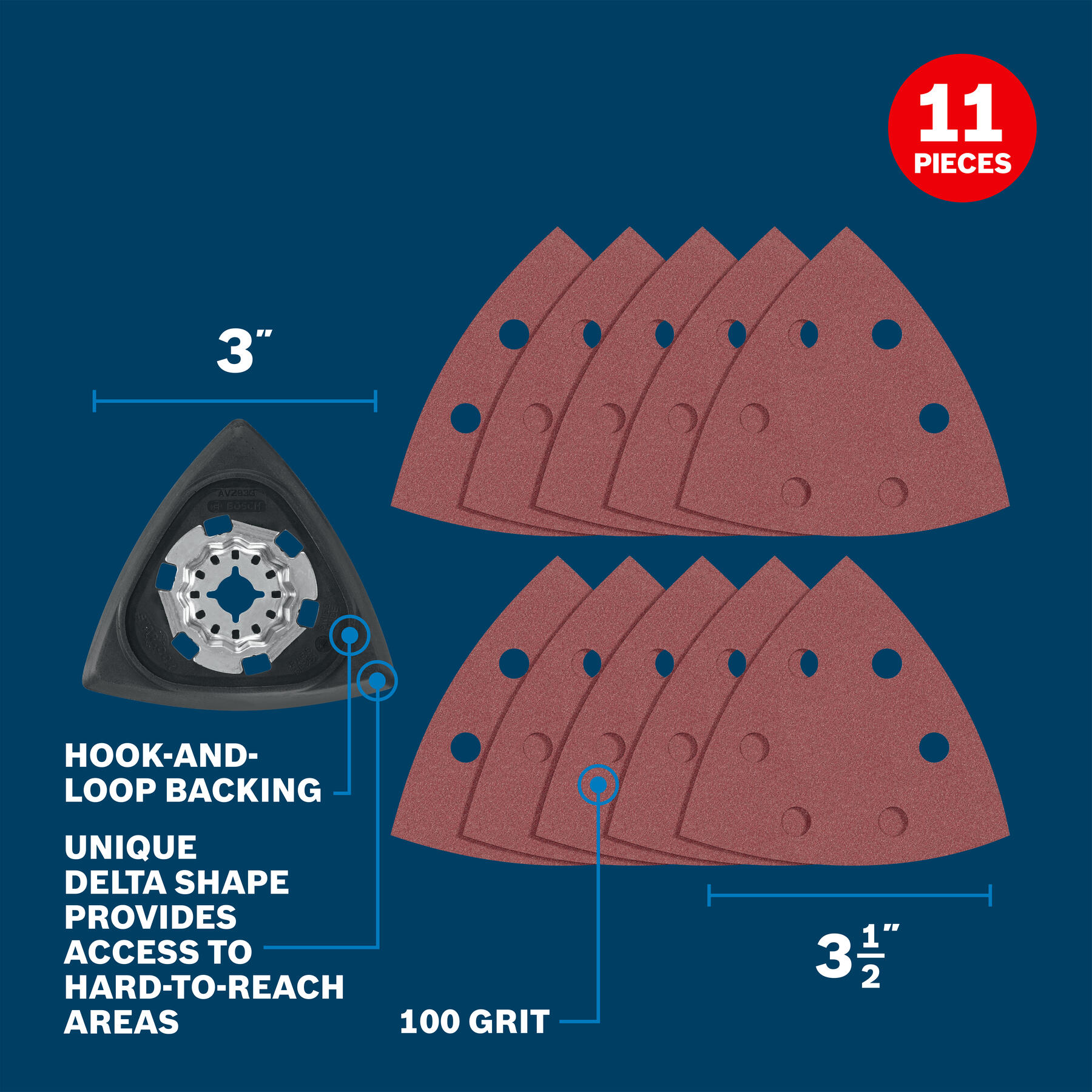 Bosch OSL350SPDK Pt-Sandpaper - View #2