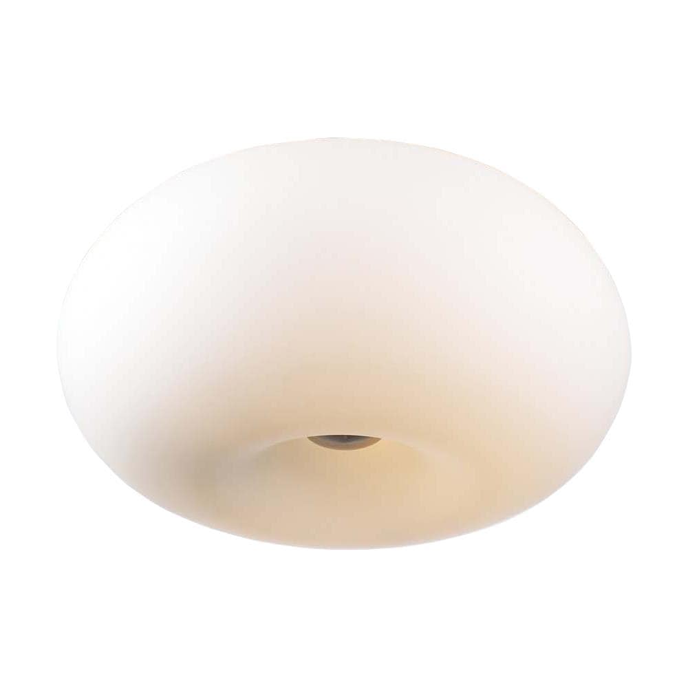 PLC Lighting 21143SN213GU24 1-Light 15-in Satin Nickel Flush Mount Light