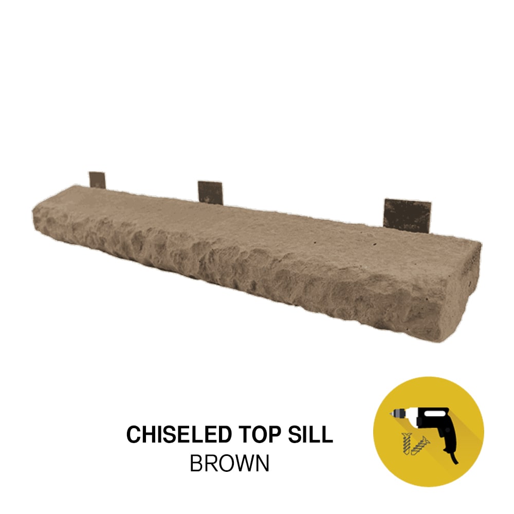 Sill Brown Chiseled Top Sill Stone Veneer at Lowes.com