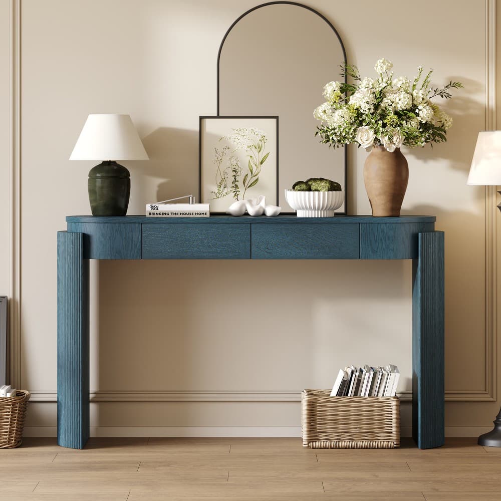 Coolbibila ELI-CONSOLE-NAVY Console-Sofa-Tables - View #5