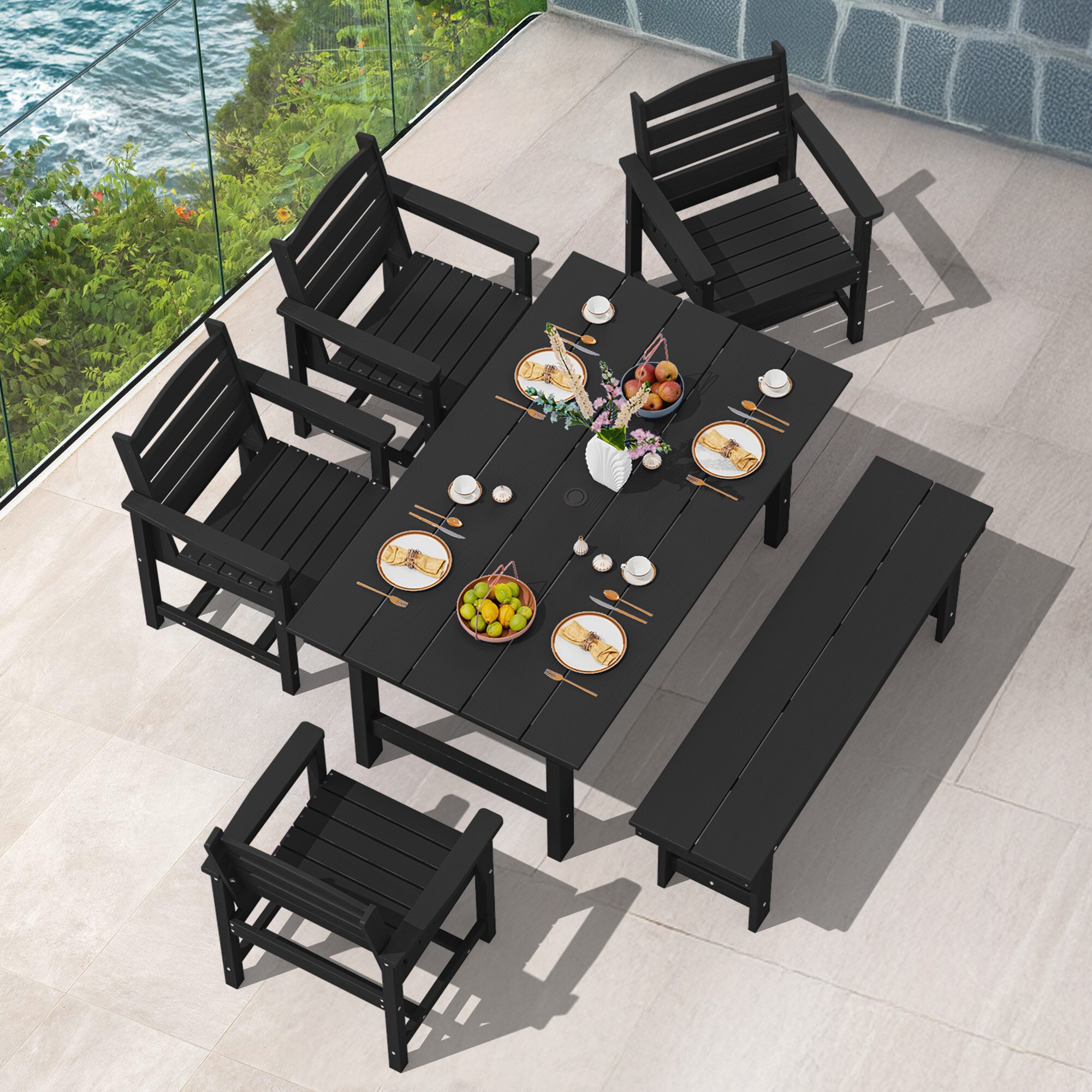 JEAREY PEJYCZY06-BK Patio-Dining-Sets - View #7