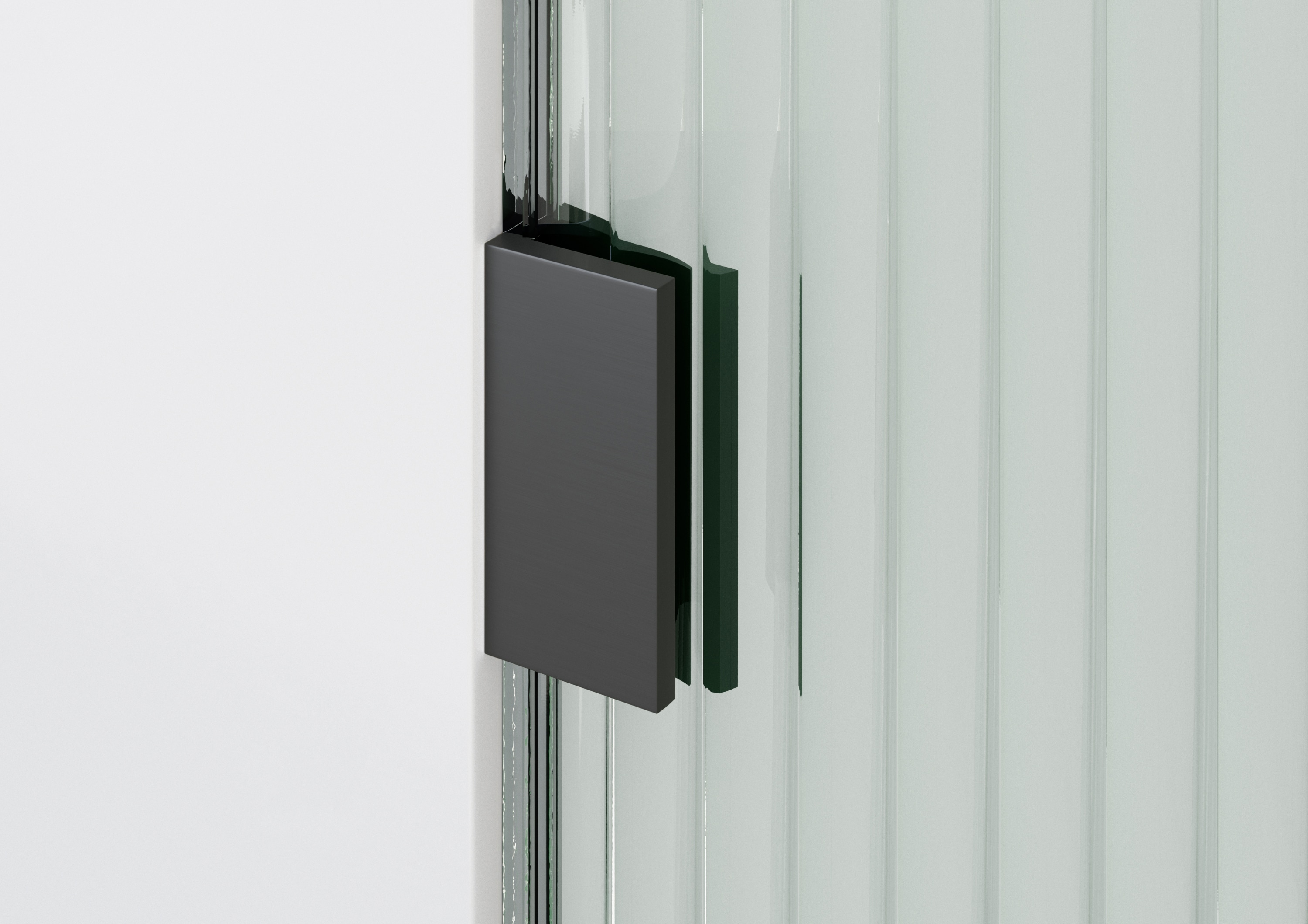 Glass Warehouse B-FL-RAD-34-L-MB Shower-Doors - View #5