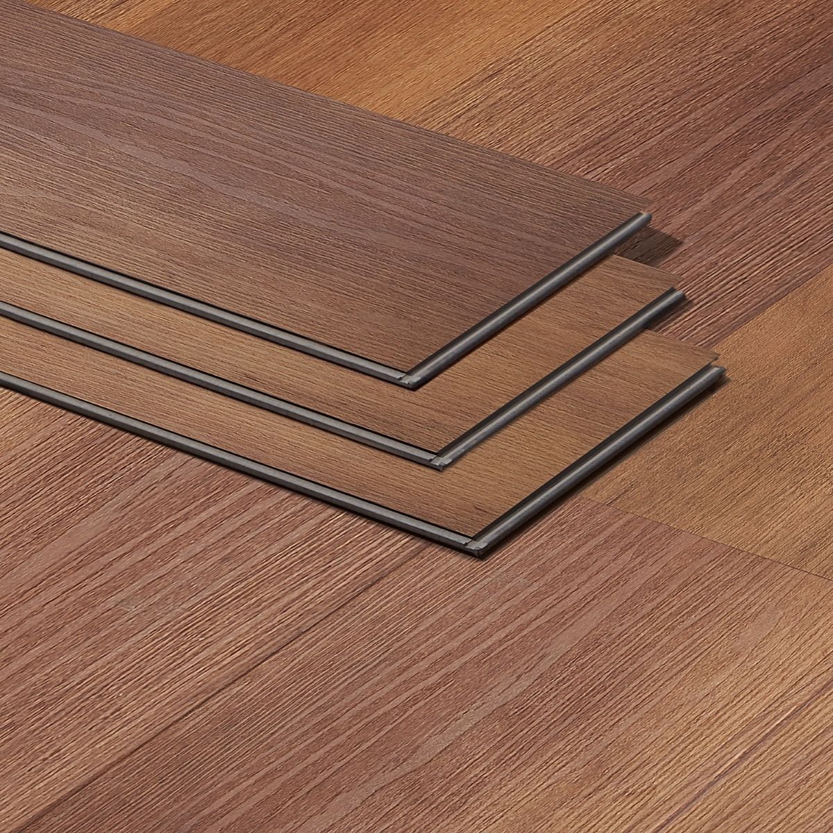 Artmore Tile EXT3RD105859 Rogue Birch Meadow Brown Wood look 28.0-Mils x 6-in W x 48-in L Waterproof and Water Resistant Interlocking Luxury Vinyl Plank Flooring ( 23.45-Sq. Feet Carton )