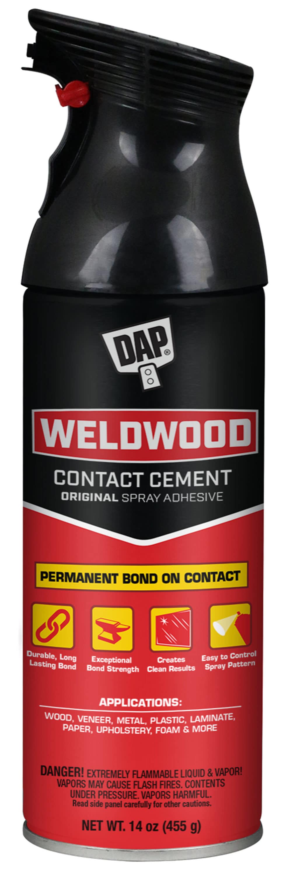 DAP Weldwood 14-fl oz Liquid Contact Cement Waterproof, Quick Dry,  Multipurpose Adhesive in the Multipurpose Adhesive department at