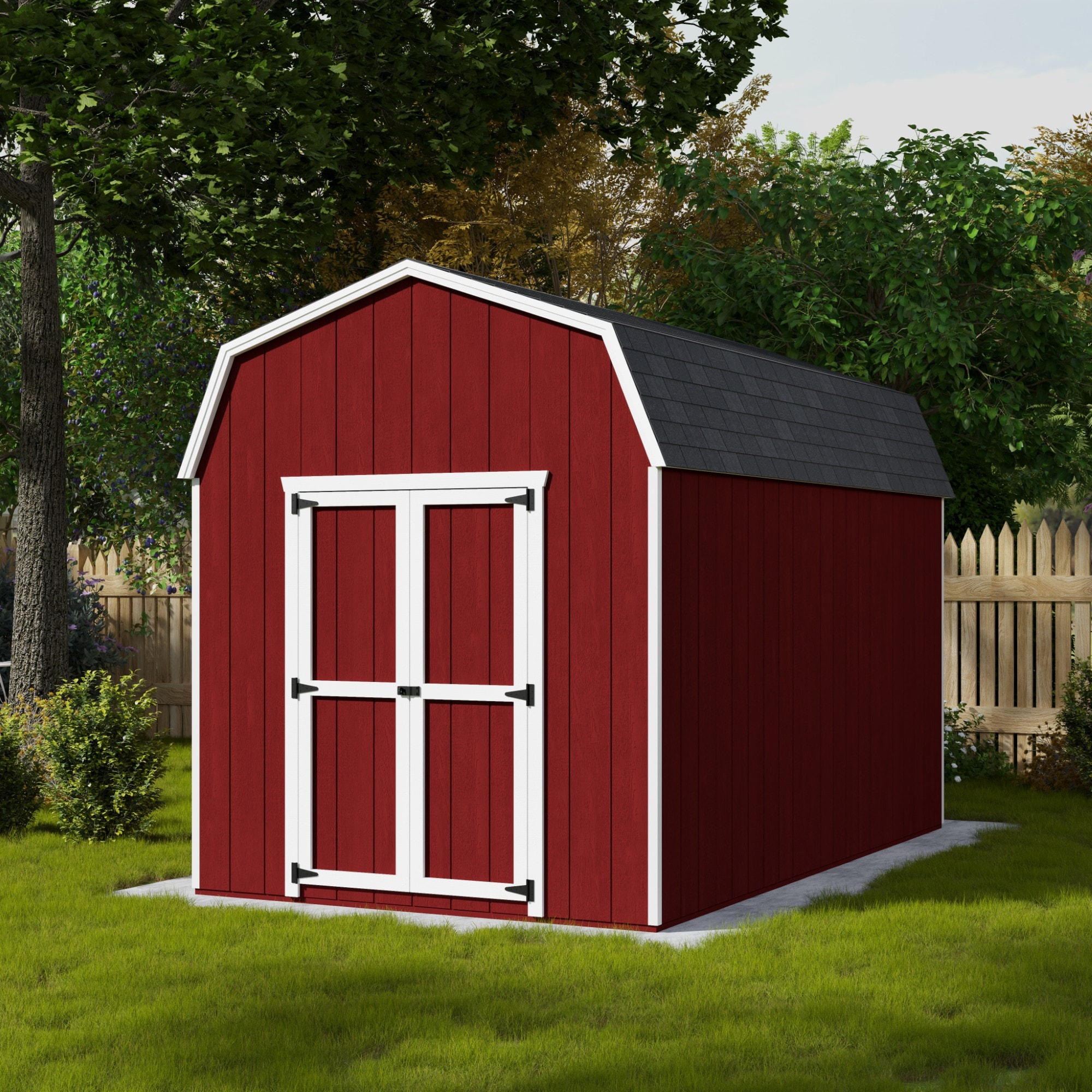 Little Cottage Co 8X14 VGB-6-PC Wood-Storage-Buildings - View #2
