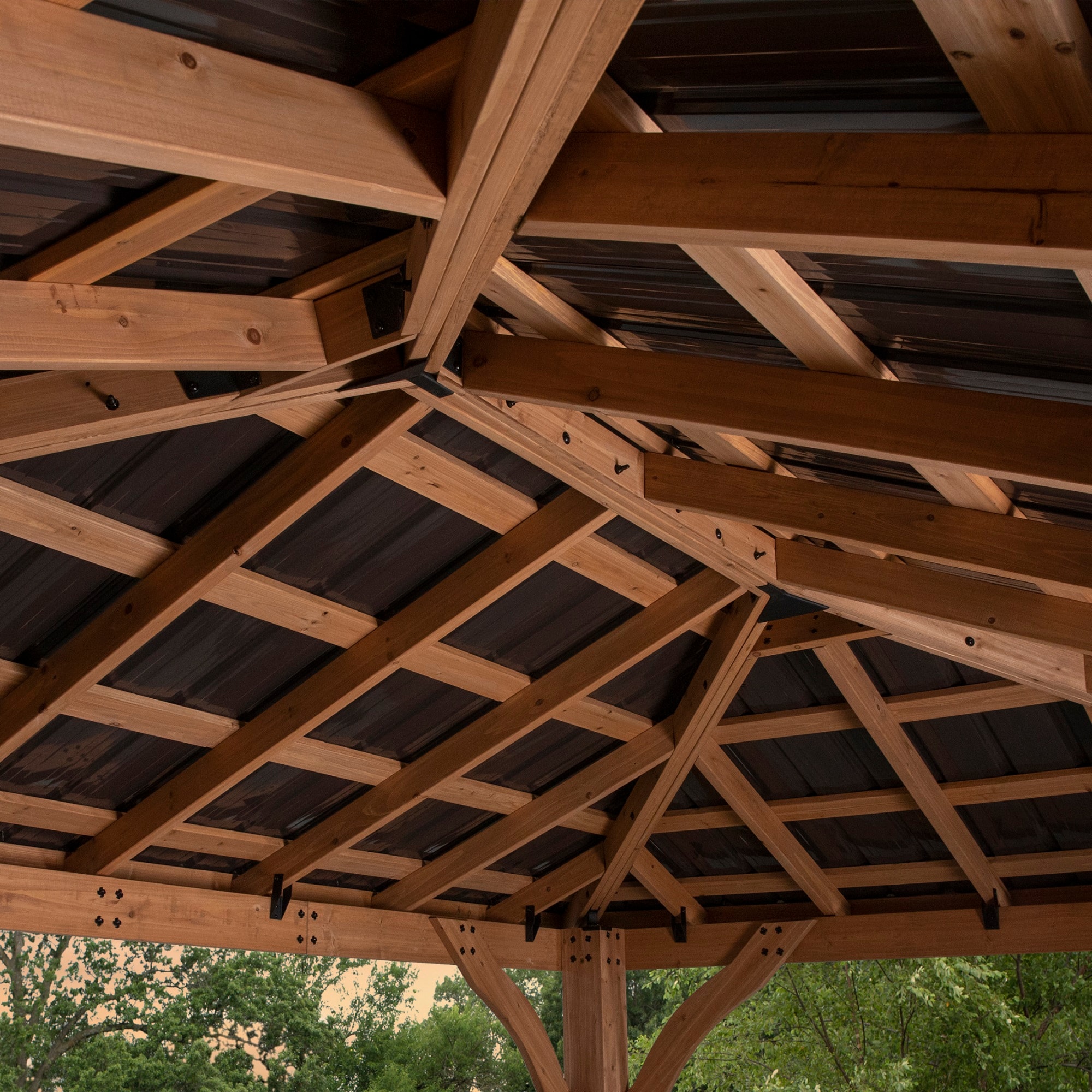 Backyard Discovery 2306042COM Wood-Resin-Gazebos - View #7