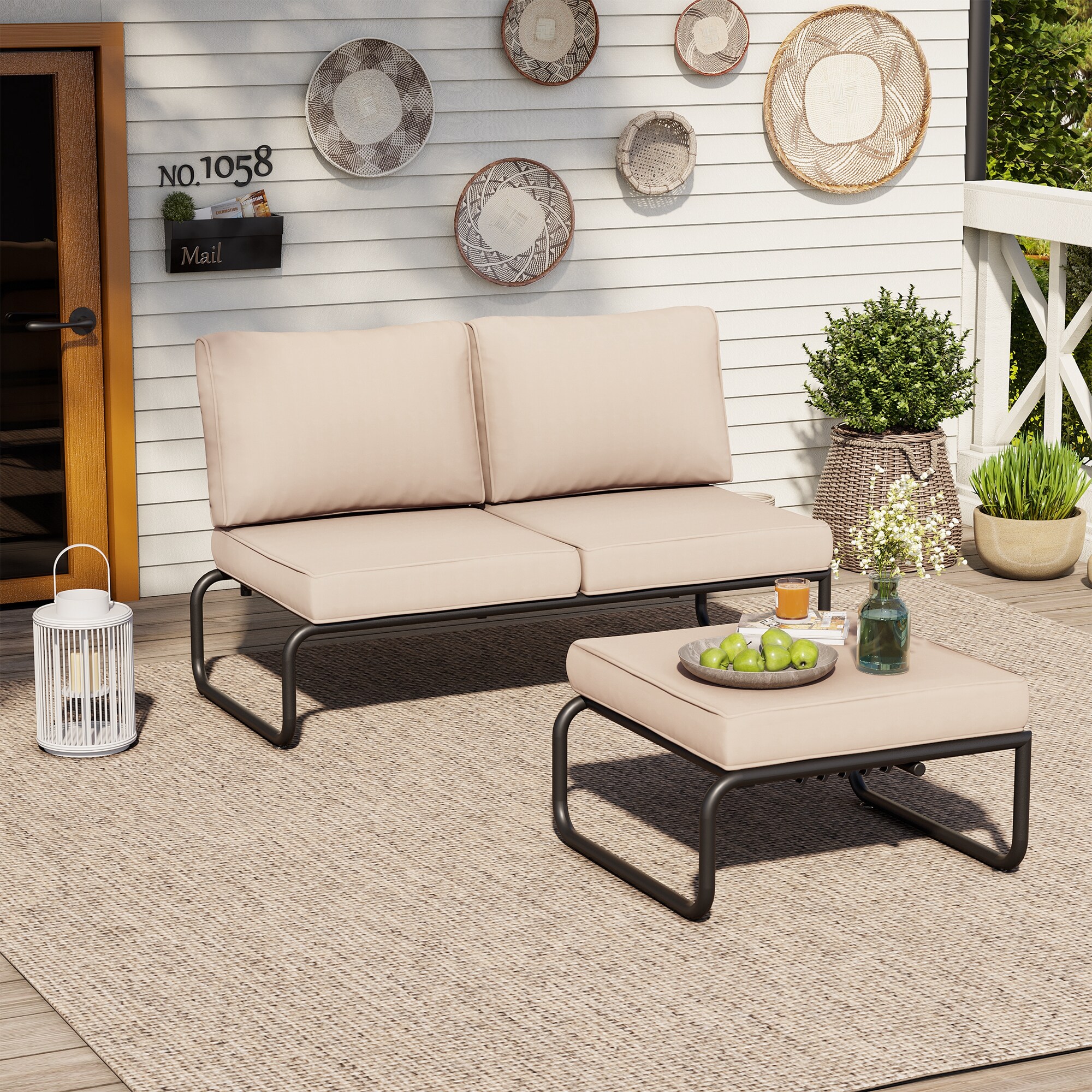 Crestlive Products CL-SF007BEI Patio-Sofas-Daybeds - View #2