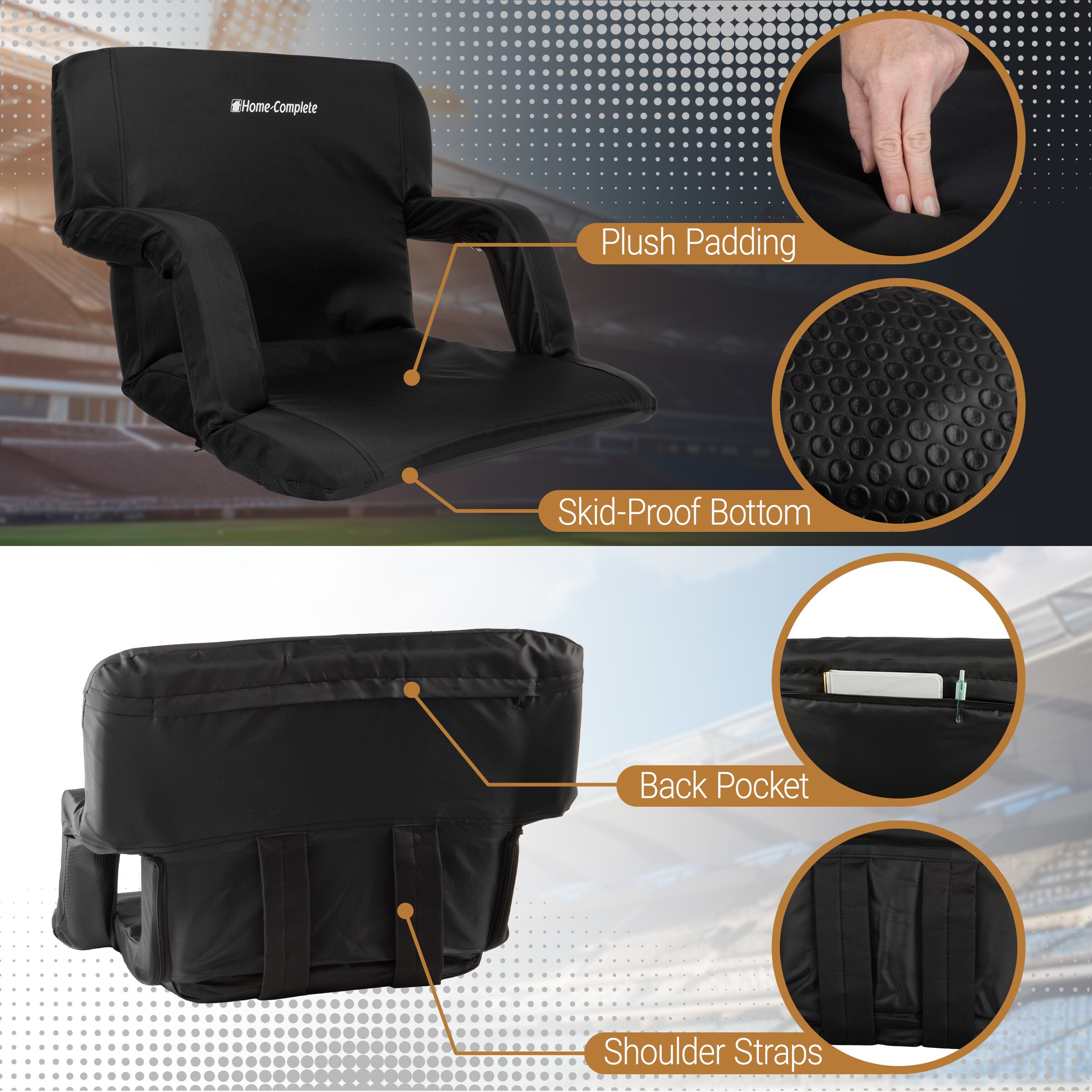 Home-Complete HC-3002 Bleacher-Cushions - View #2